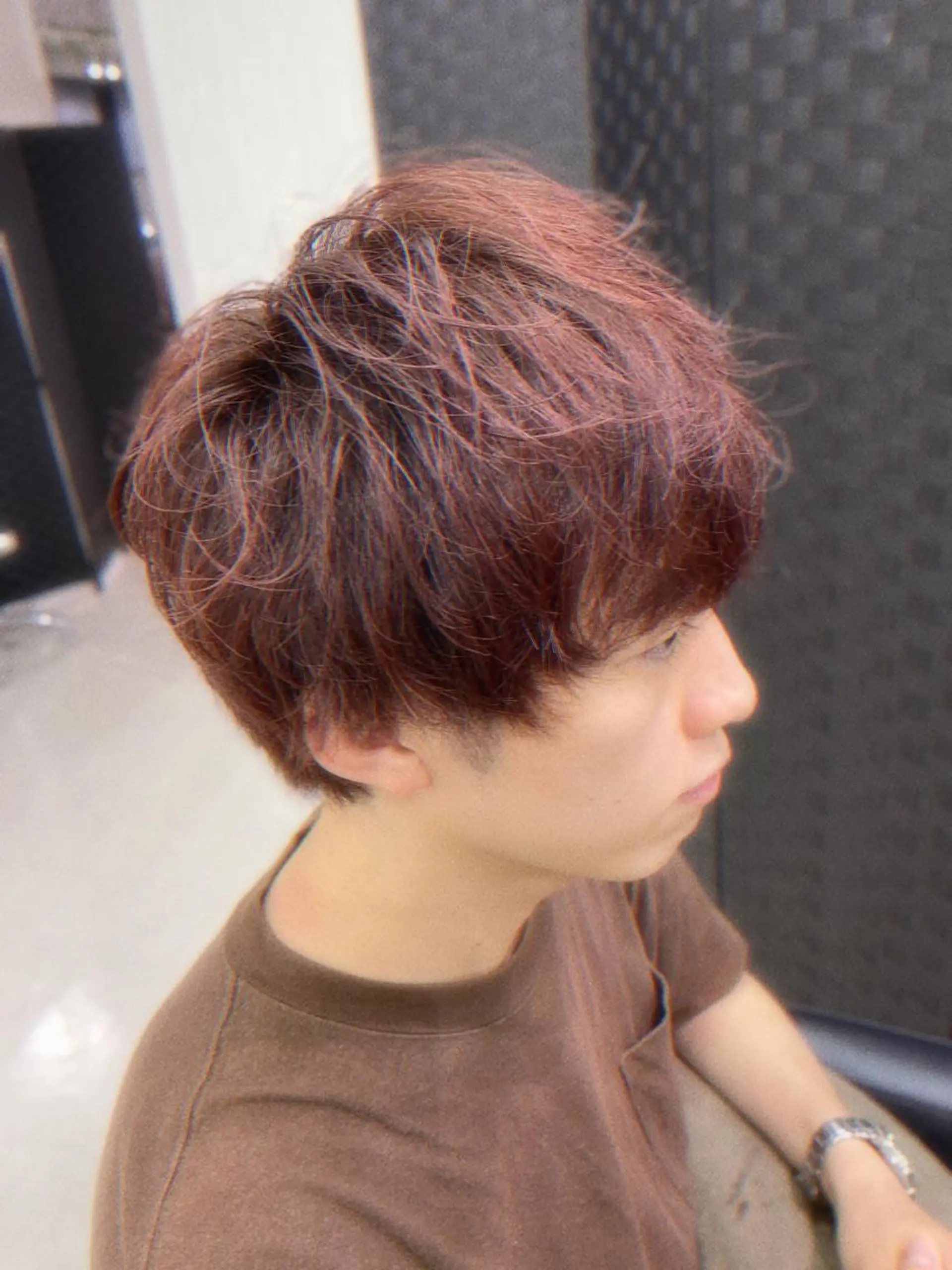 ショート カット ヘアカラー カラー特化 横川　翔希のヘアスタイル