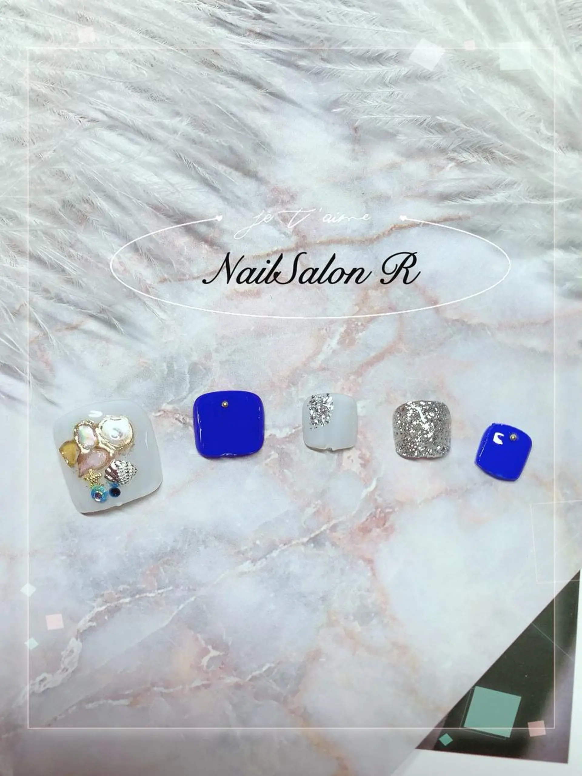 ネイル フットネイル NailSalon R(ネイルサロンアール)所属・NailSalonR 宮里のネイルデザイン