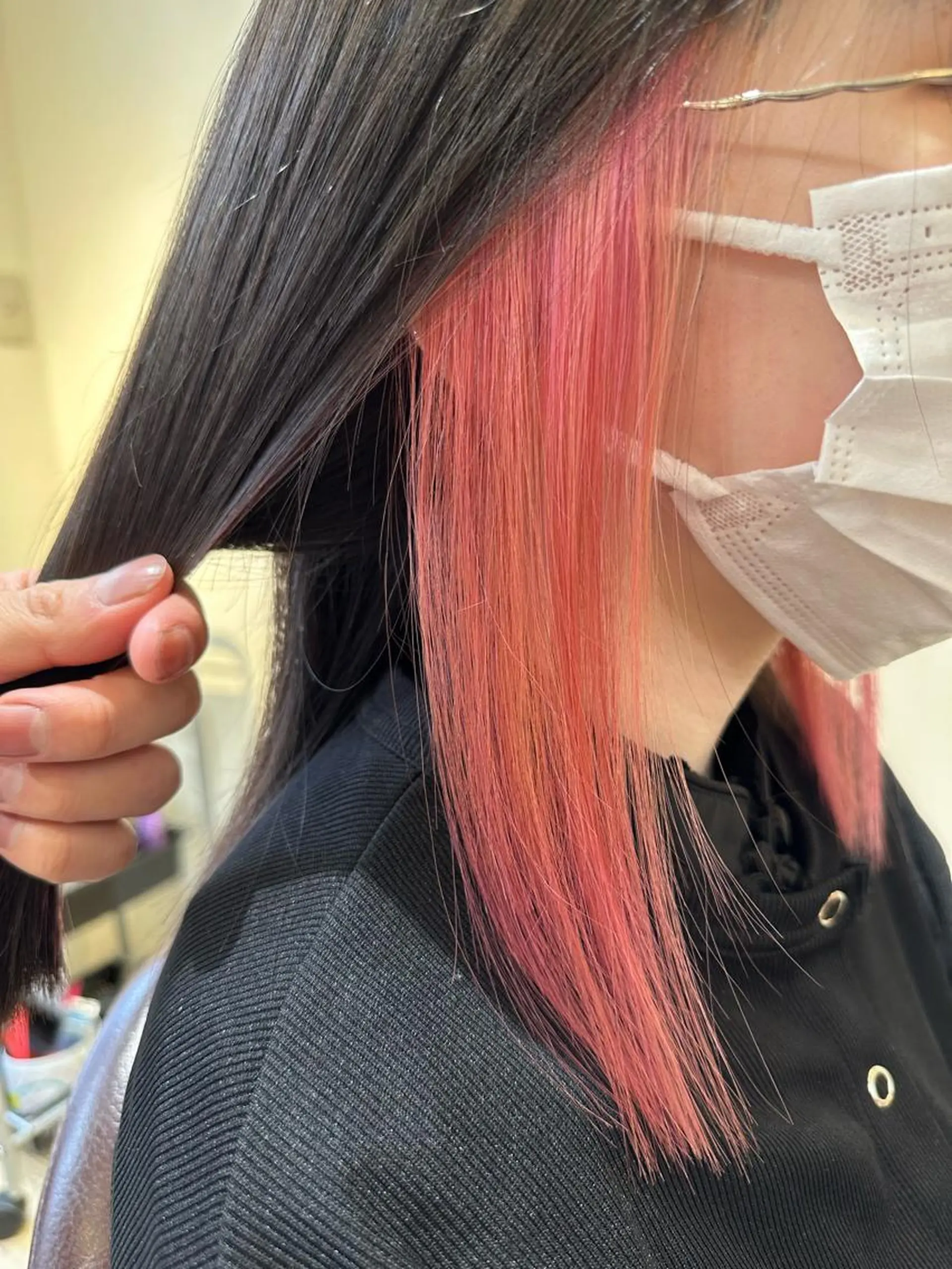 カラー ピンクカラー SEED　LUXBE所属・髪質改善/小顔 レイヤー/yasuのヘアスタイル