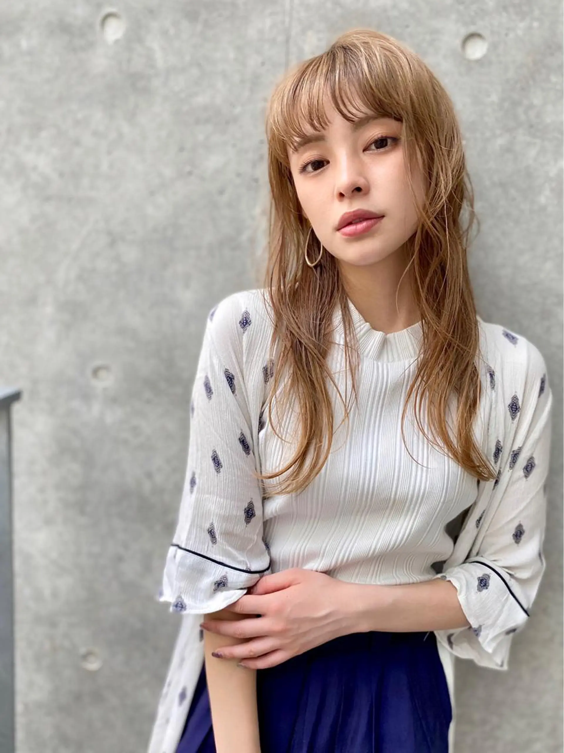 ロング ロング カット ヘアカラー トリートメント 愛されヘア♪ 大森春奈のヘアスタイル