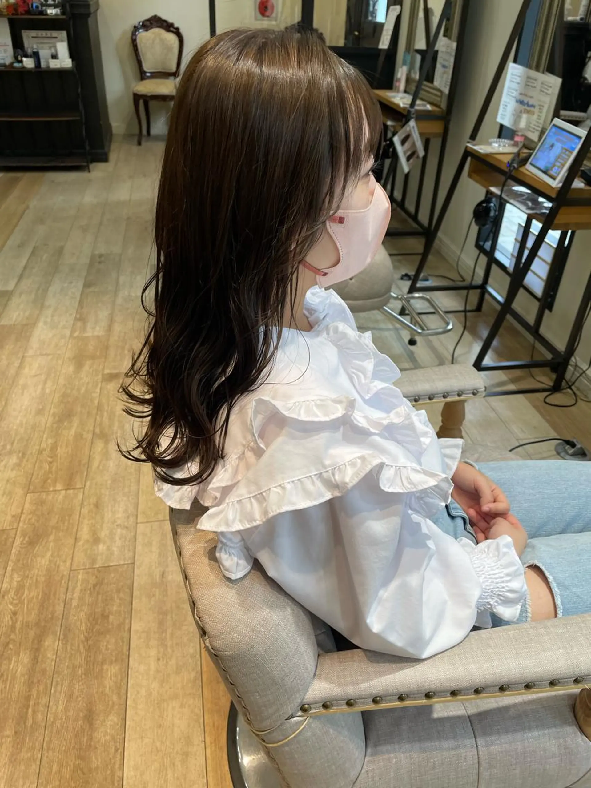 セミロング 亀川蓮 Agu hairのヘアスタイル