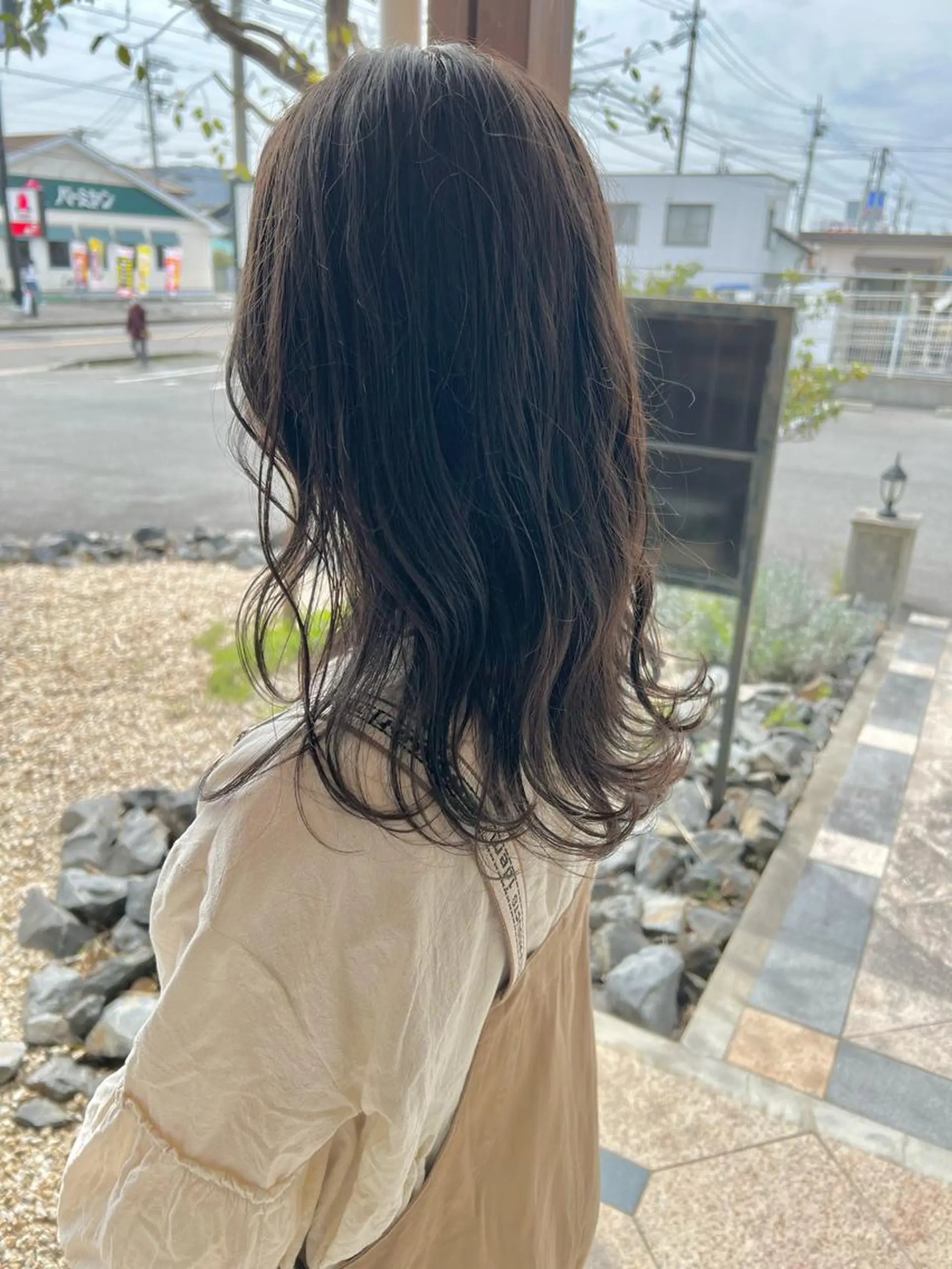 ミディアム カラー パーマ Artist 藤﨑紘成のヘアスタイル