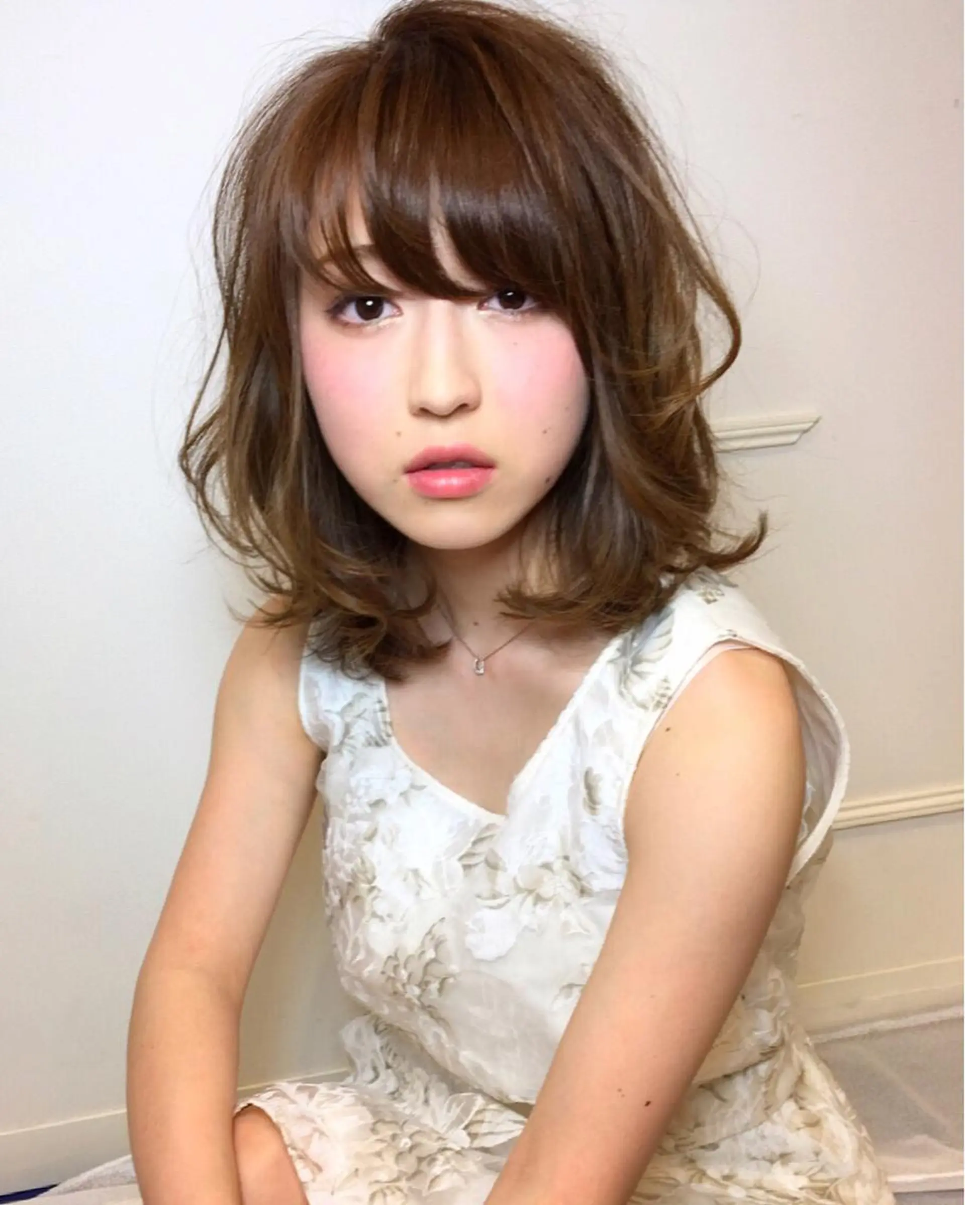 ミディアム カラー パーマ 今野 あゆみのマツエク・マツパデザイン