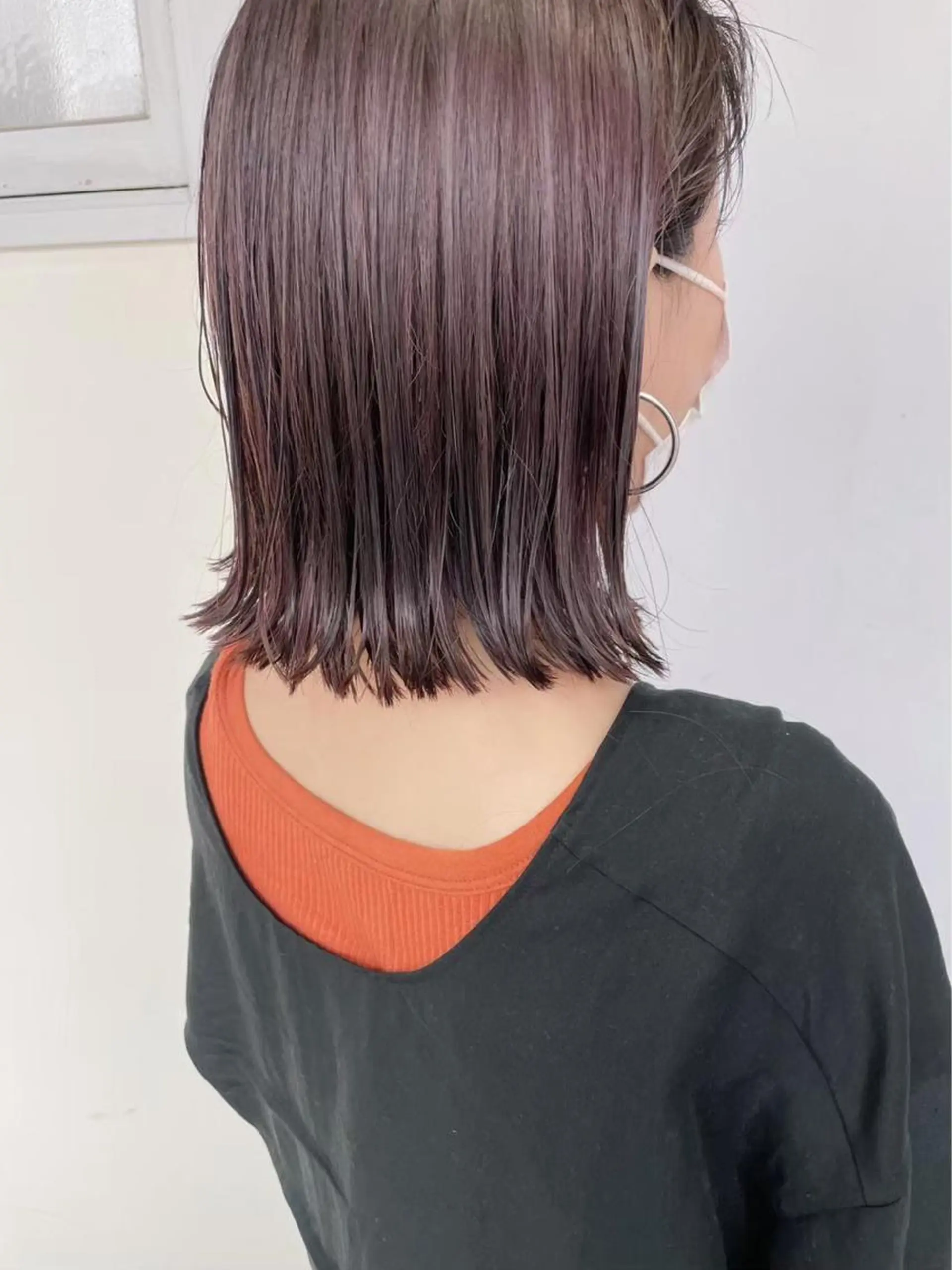 ミディアム カラー 神戸ボブ✂️ ioe三宮/田 伸佳のヘアスタイル