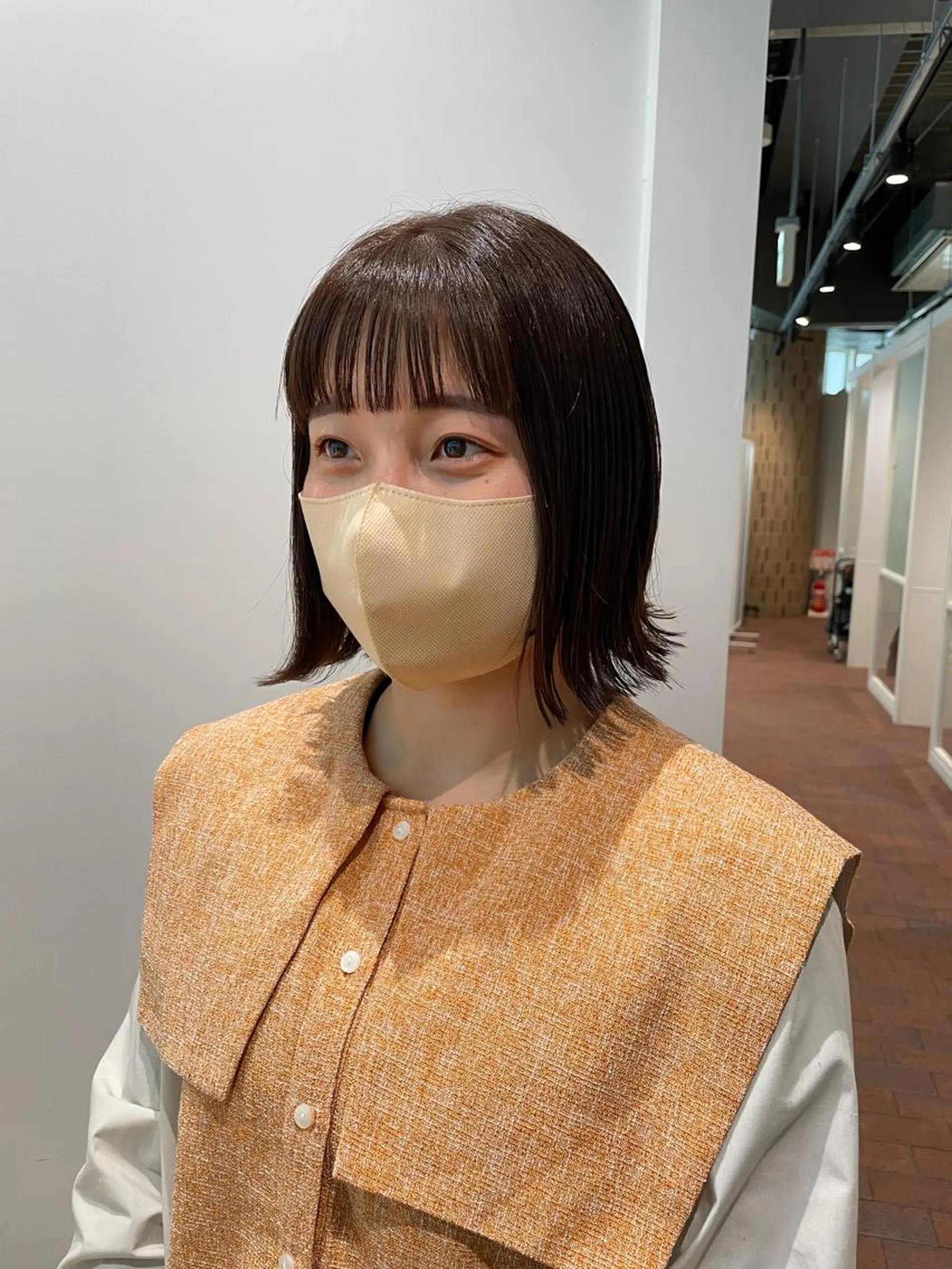 ショート カラー カット ヘアカラー トリートメント gotoday　shaire　saron所属・miu. ボブ/透け感カラーのヘアスタイル