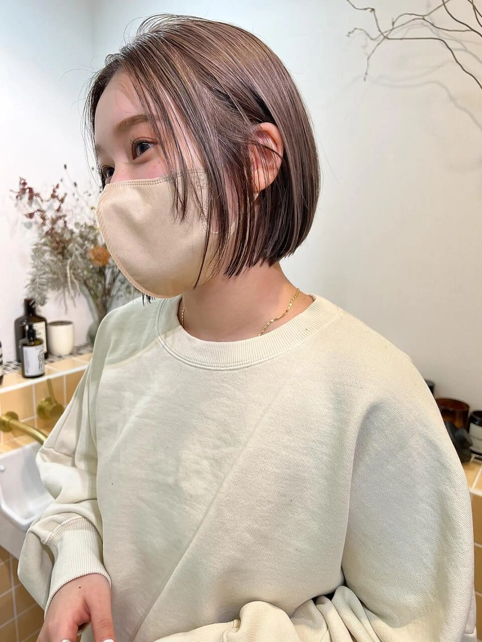 ショート nelke/レイヤー 立川/ブリーチのヘアスタイル