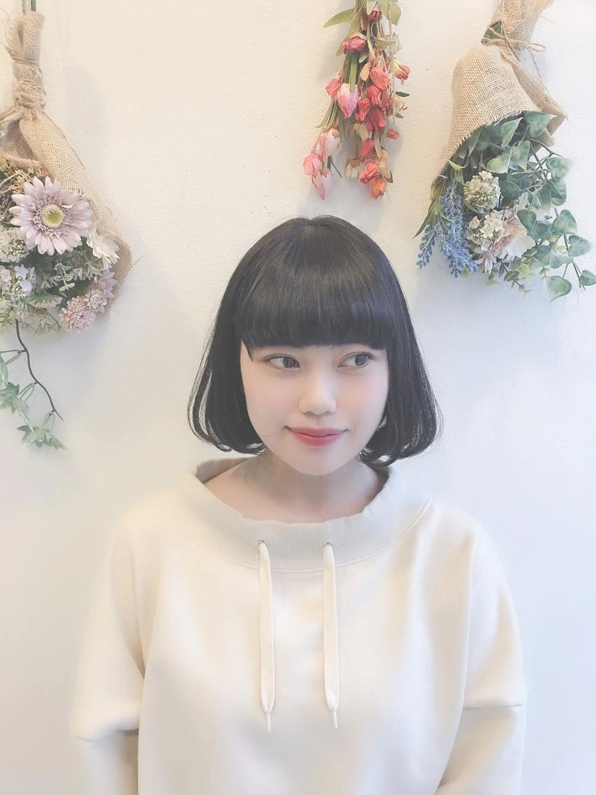 ショート 西 めぐみのヘアスタイル