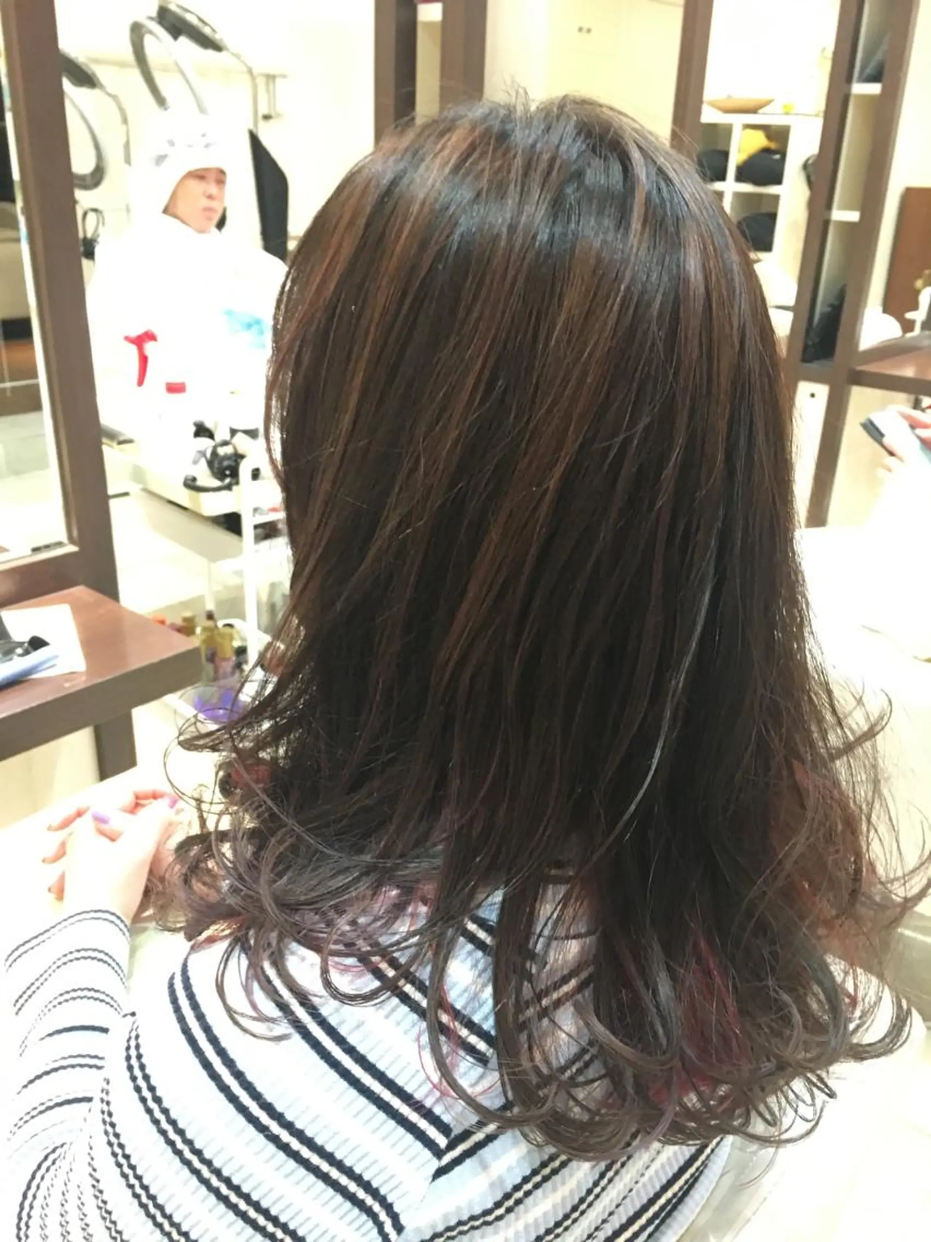 セミロング カラー 髪質改善・縮毛矯正 Taijuのヘアスタイル