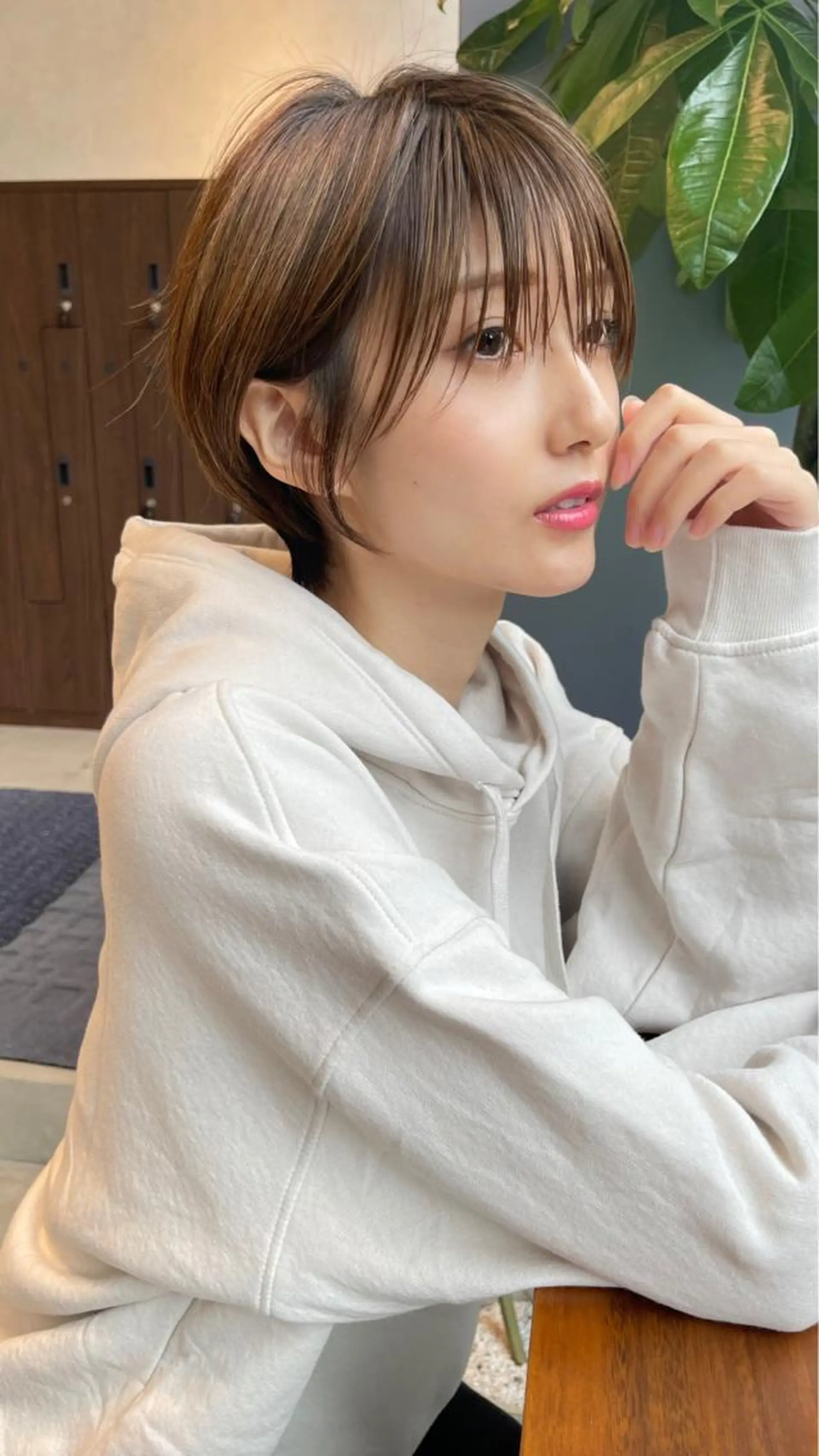 ショート カット ヘアカラー トリートメント イメチェンカット✂️ 錦糸町佐藤店長のヘアスタイル