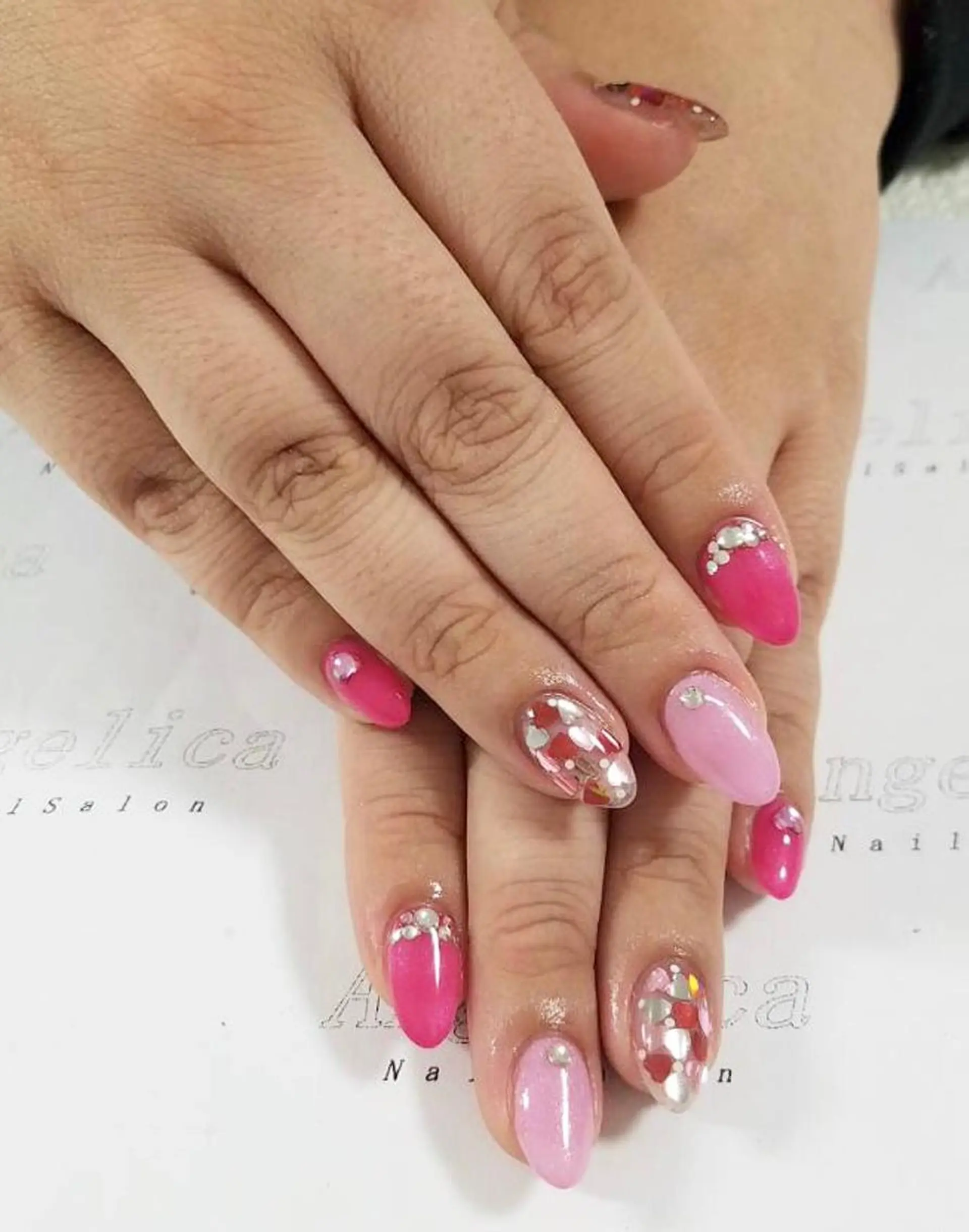 ネイル ハンドネイル Angelica ネイリストのネイルデザイン