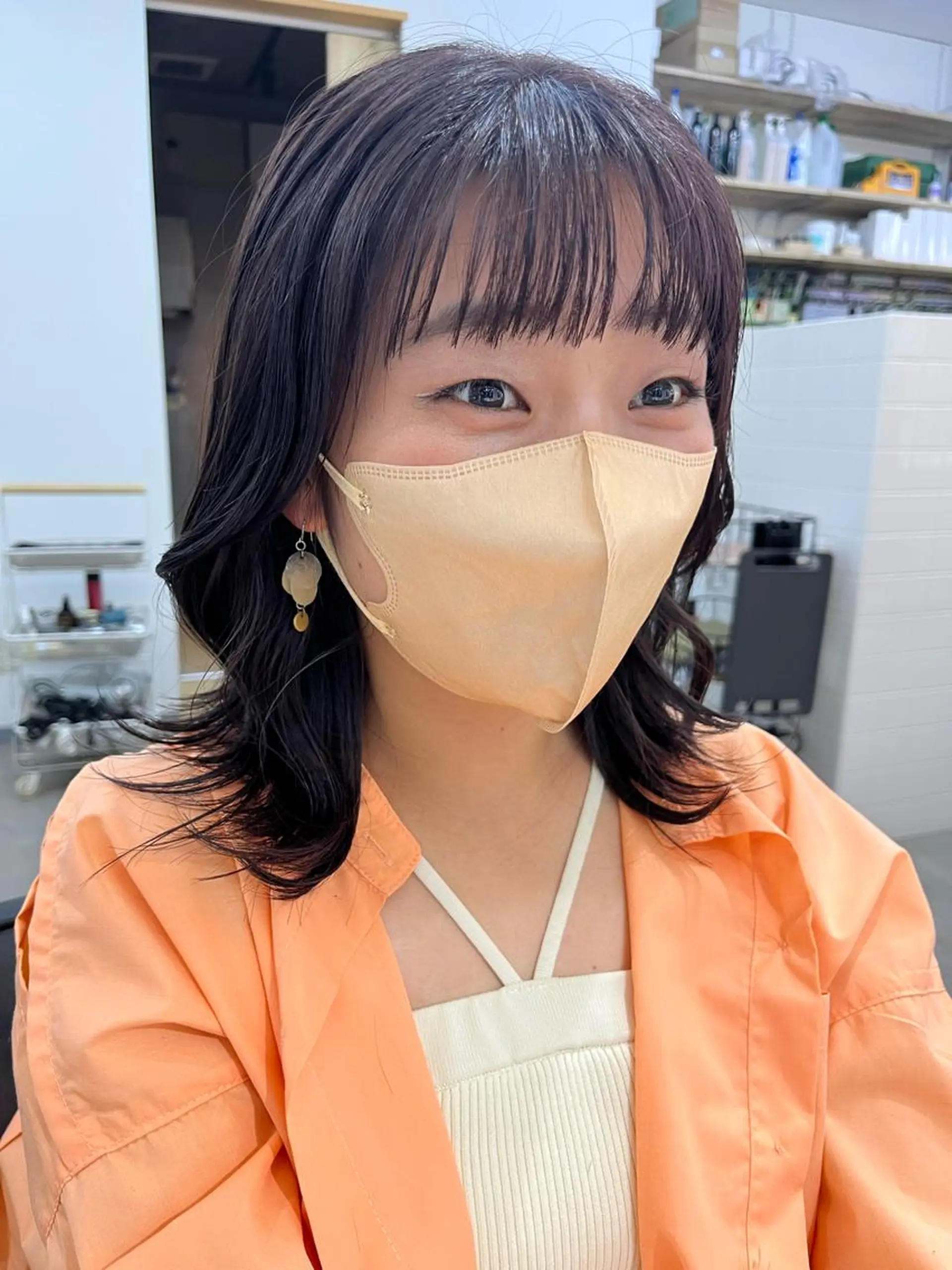 ミディアム カラー カット ヘアカラー トリートメント 🌼sunc HINAMI🌼のヘアスタイル