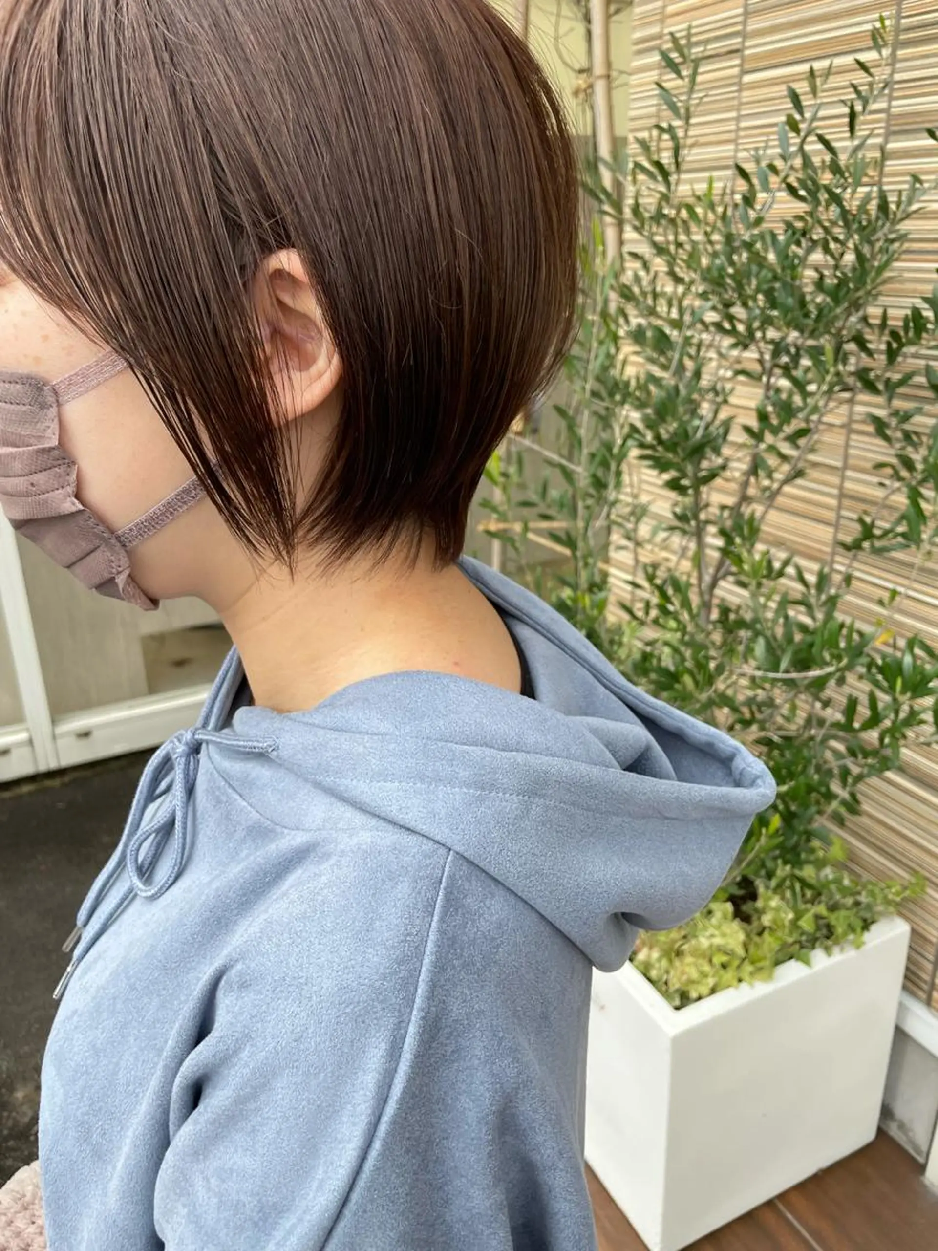 ショート カラー ショートボブ ボブ ショートヘア 鶴岡で縮毛矯正なら お任せ！ハヤシナオミのヘアスタイル