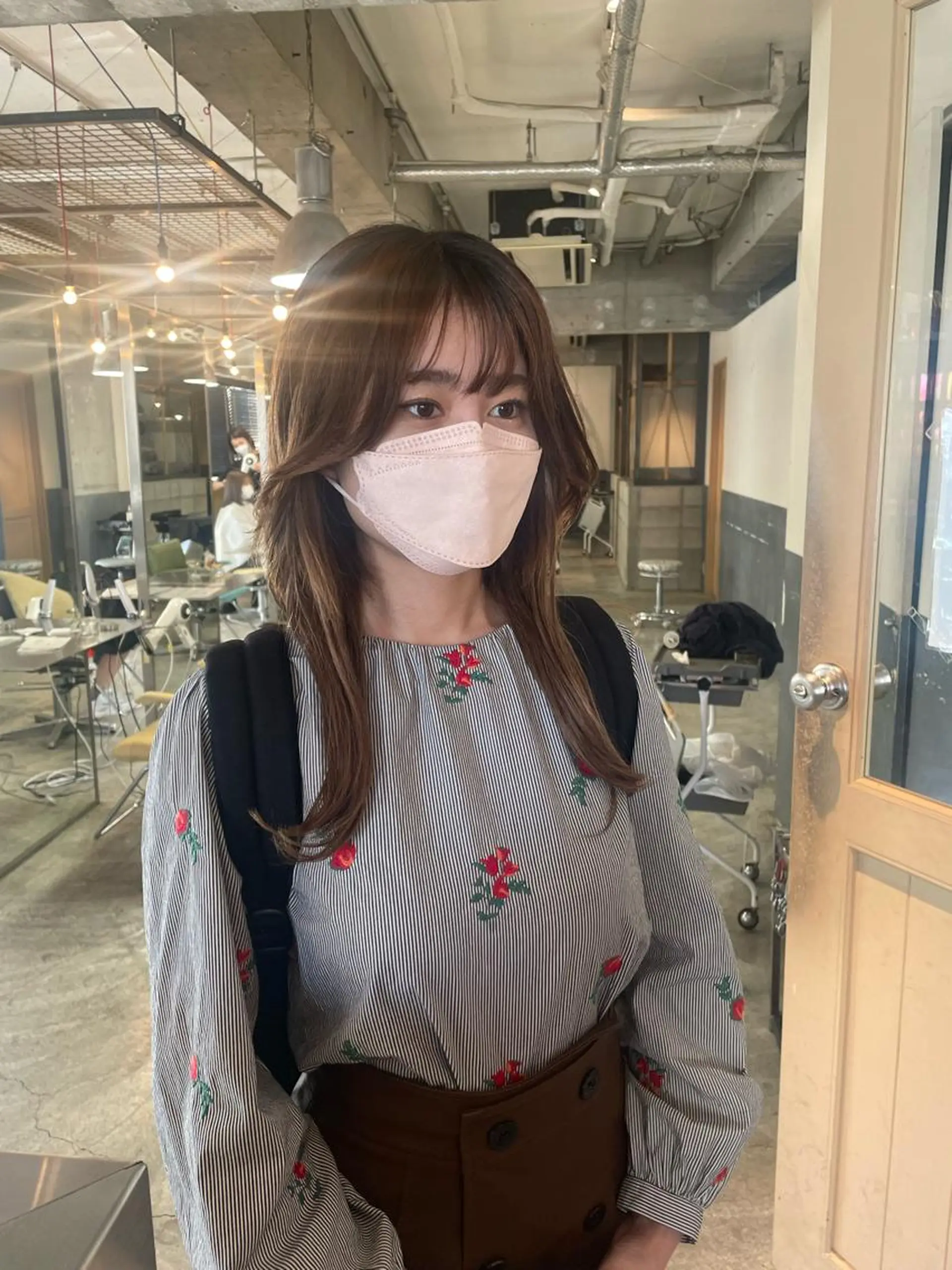 ロング カラー 小顔カット ショートカット募集中 /NAGISAのヘアスタイル