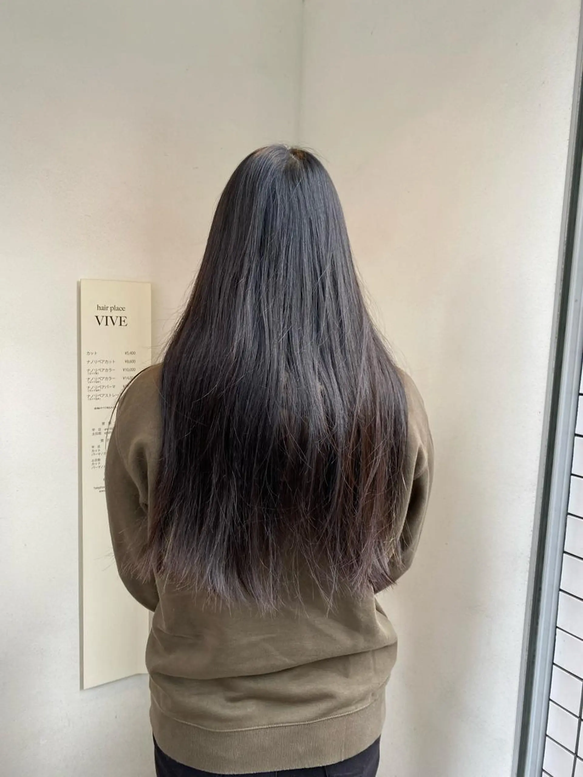 ロング VIVE counter所属・タナカ レイヤのヘアスタイル