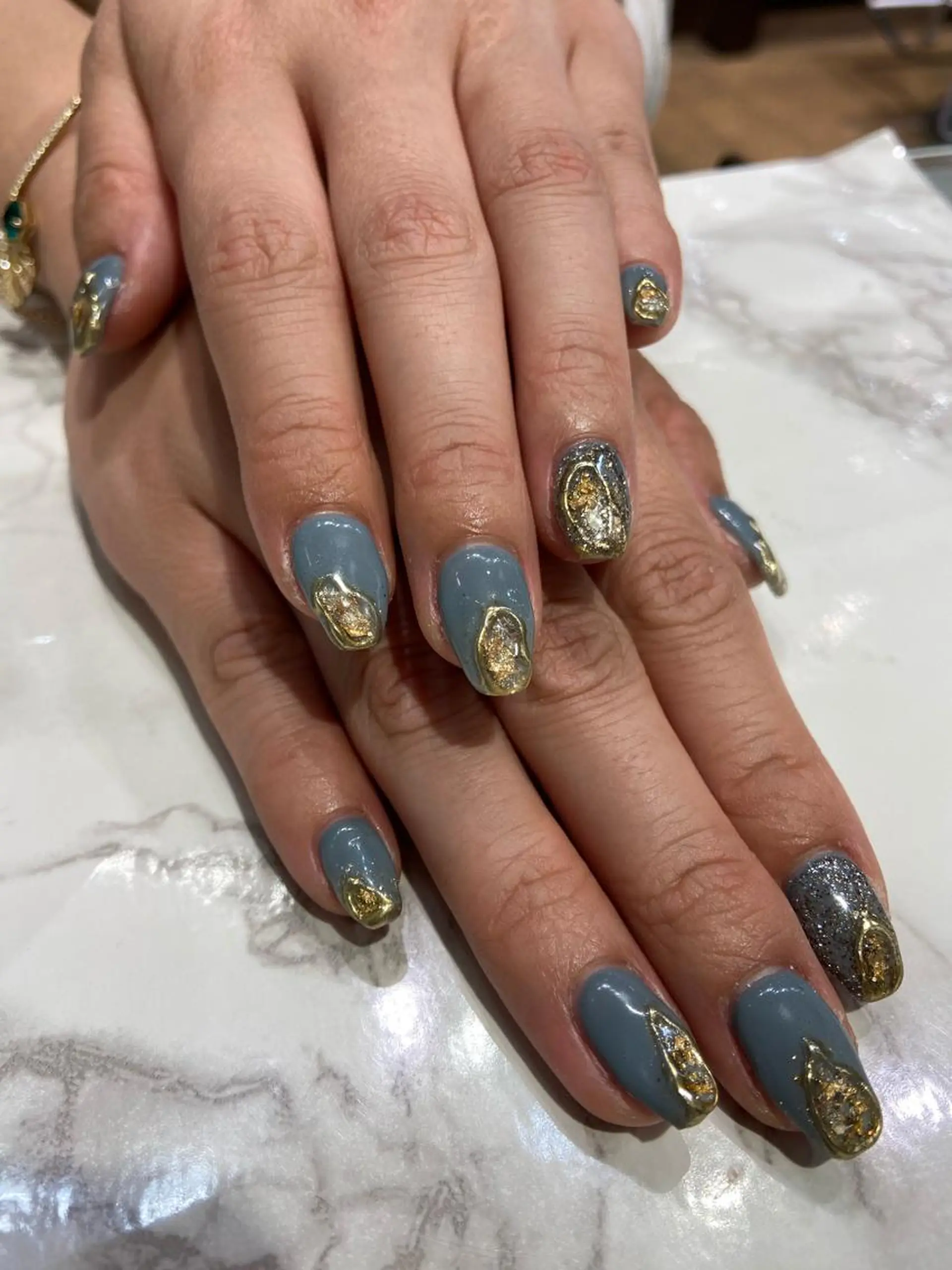 ネイル ハンドネイル 🧸プルエクステ❤︎ ネイルKAO🧸のヘアスタイル