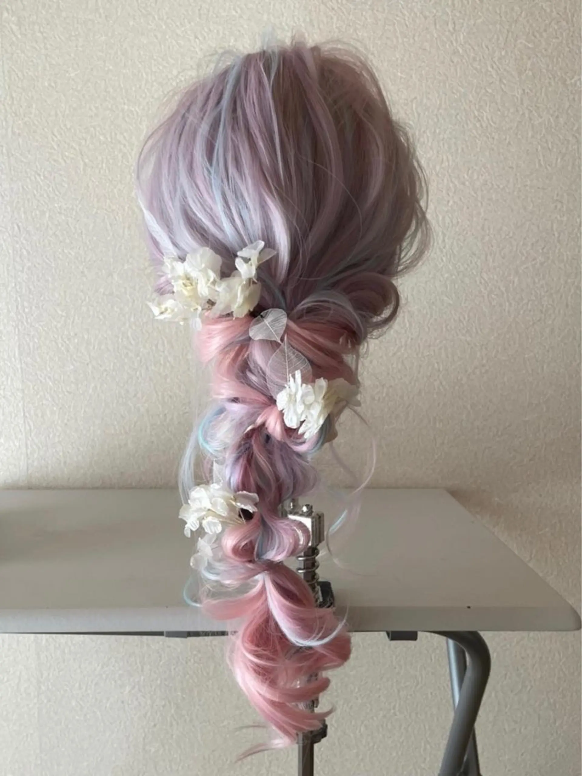 ロング 中山 郁恵のヘアスタイル