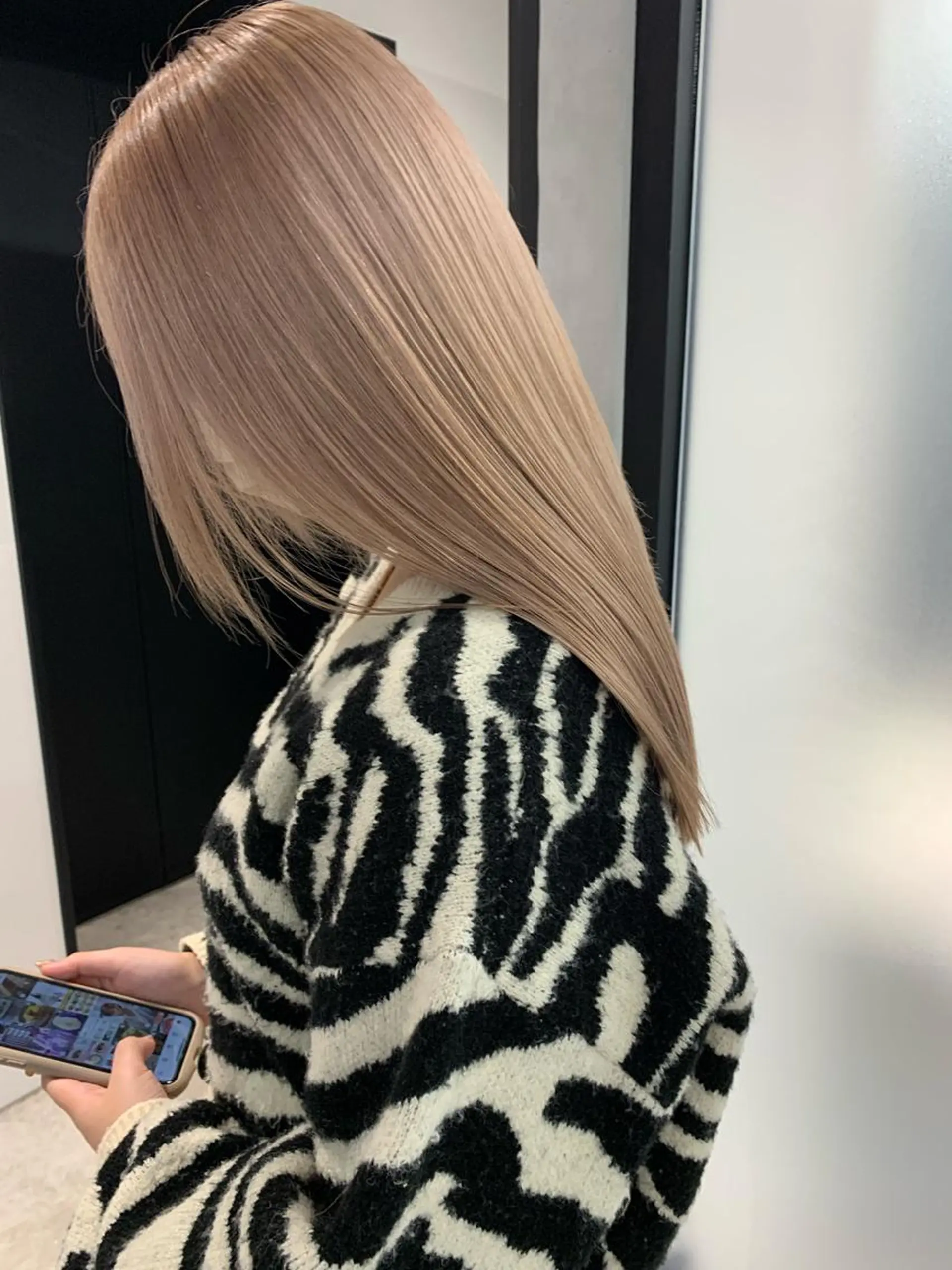 ショート カラー ヘアアレンジ ハイトーン/美髪矯正 🍃大江拓実のヘアスタイル