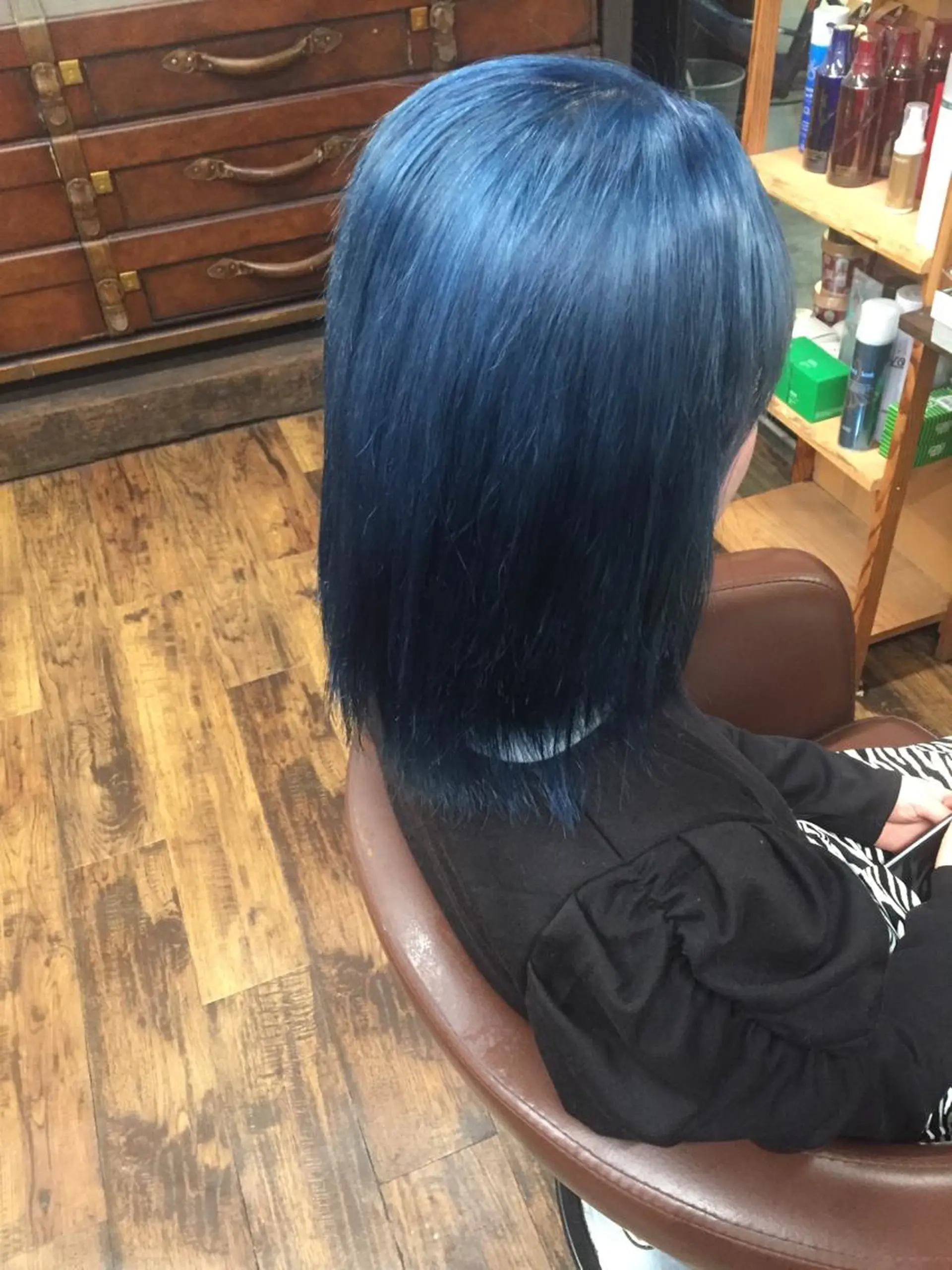 ミディアム ヘアカラー 香川 裕基のヘアスタイル