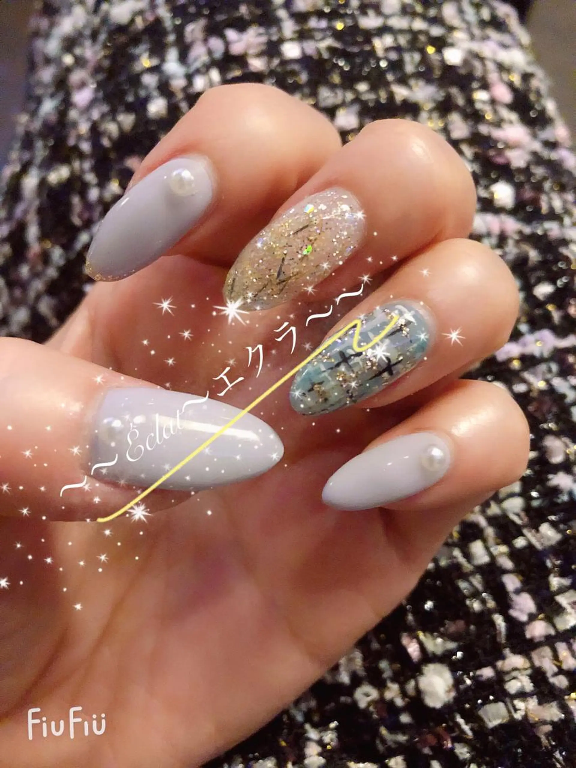 ネイル ネイルサロンエクラ 🫧Shizukaのネイルデザイン