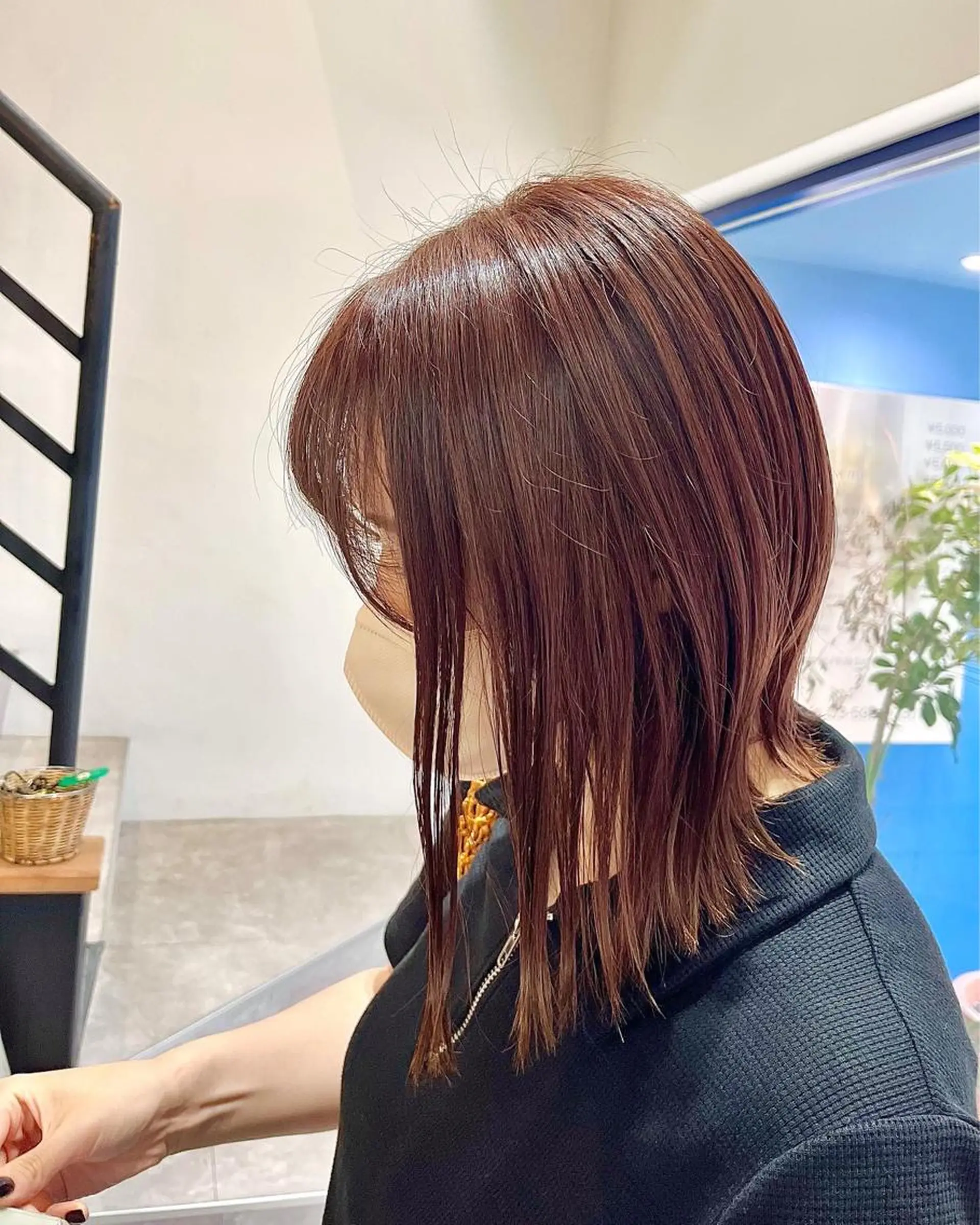 ミディアム カラー ヘアカラー トリートメント 山本 佳奈のヘアスタイル