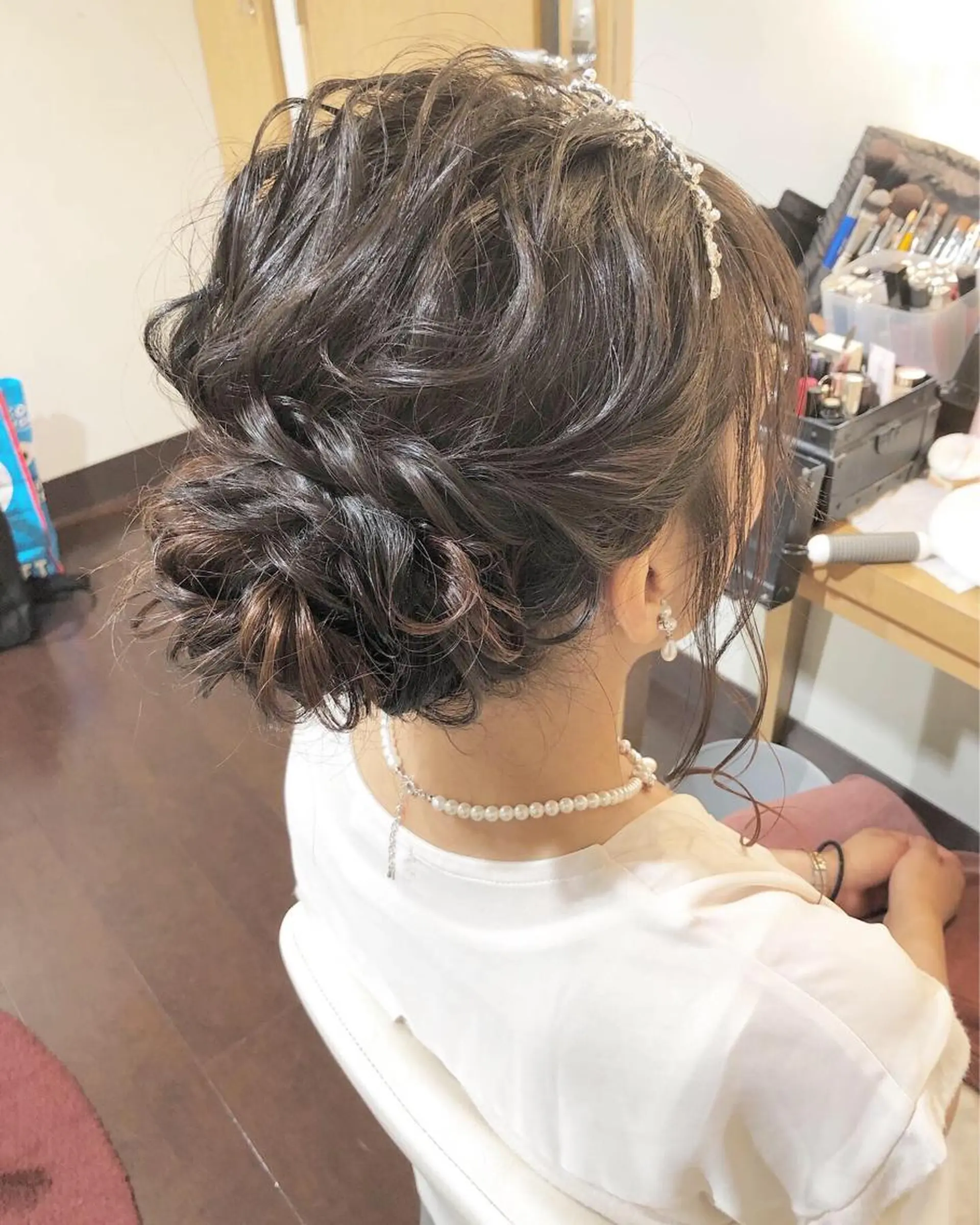 ミディアム カラー ヘアアレンジ 遠藤 拓馬のヘアスタイル