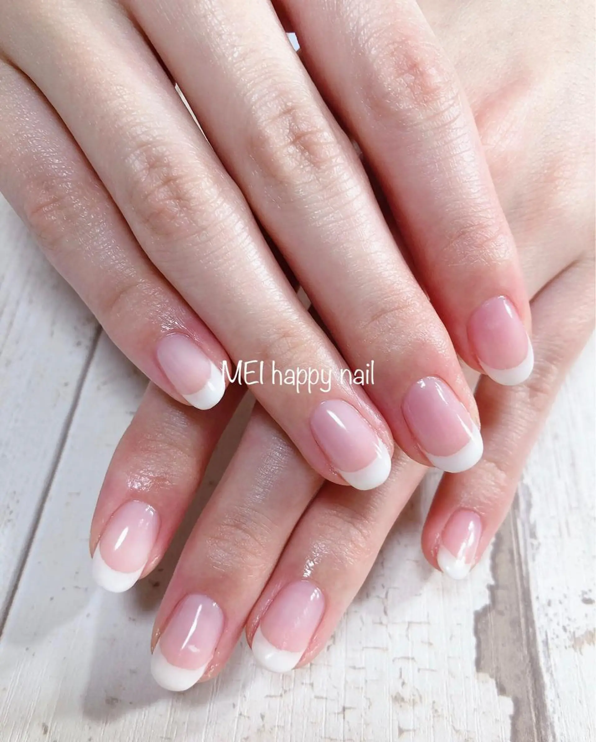 ネイル 北浦和 自爪育成ケアのネイルデザイン