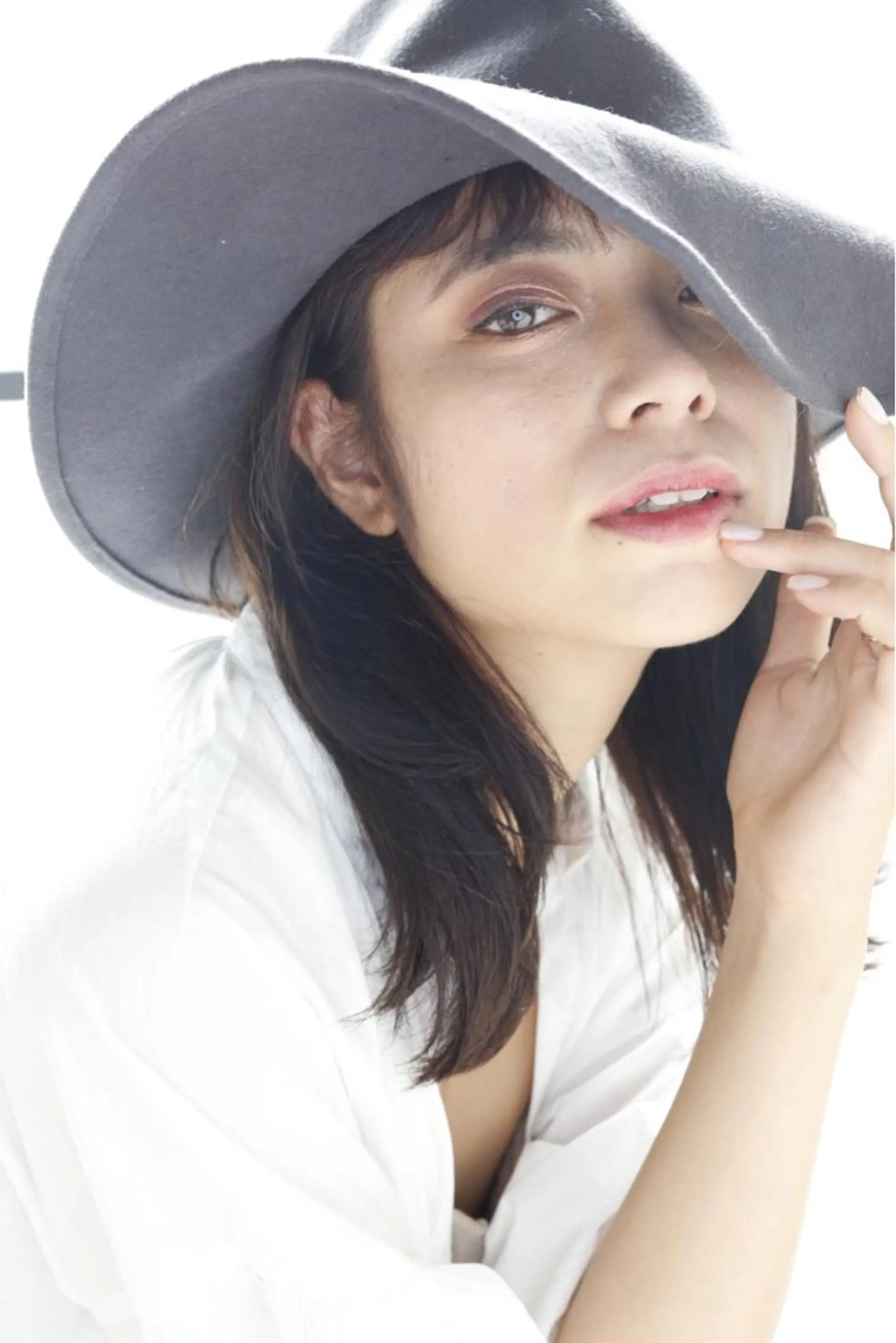 セミロング ハイライト 髪質改善 小顔カット LEVIJU hair所属・韓国ヘア🕊村上 ののこ🕊のヘアスタイル