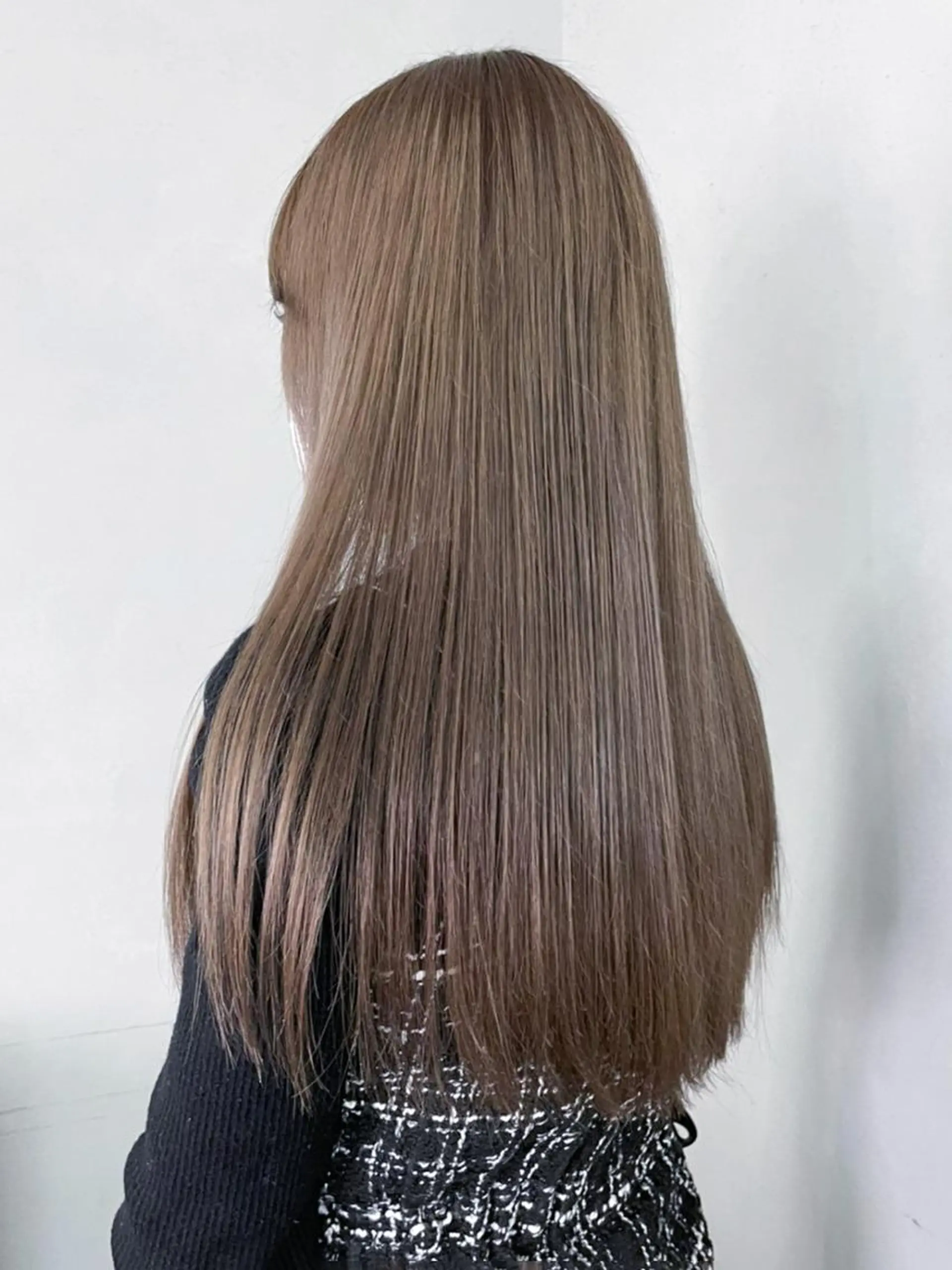 セミロング カラー パーマ ヘアアレンジ ベージュカラー ITbyALBUM 藤沢店のヘアスタイル