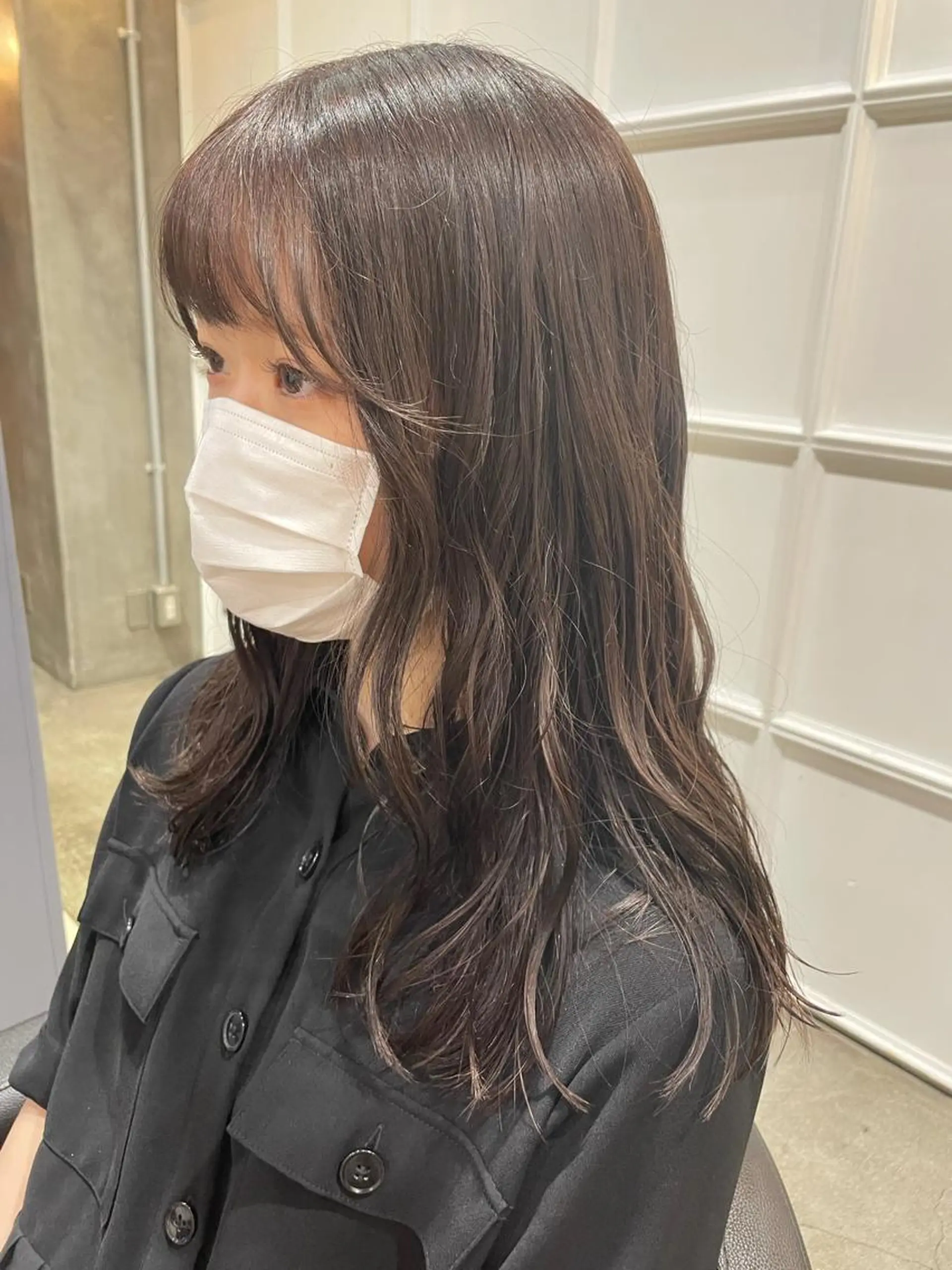 ロング カラー ヘアアレンジ ハイトーンカラー 髪質改善カラー&TR 縮毛矯正/弱酸性矯正のヘアスタイル