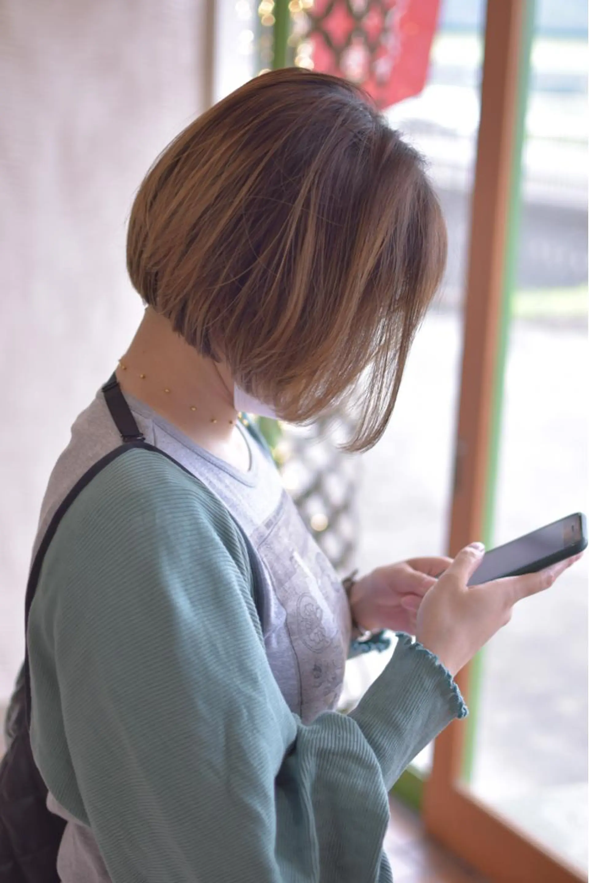 ショート パーマ ストレートパーマ 小顔ショートヘア♪ TAKUMIのヘアスタイル