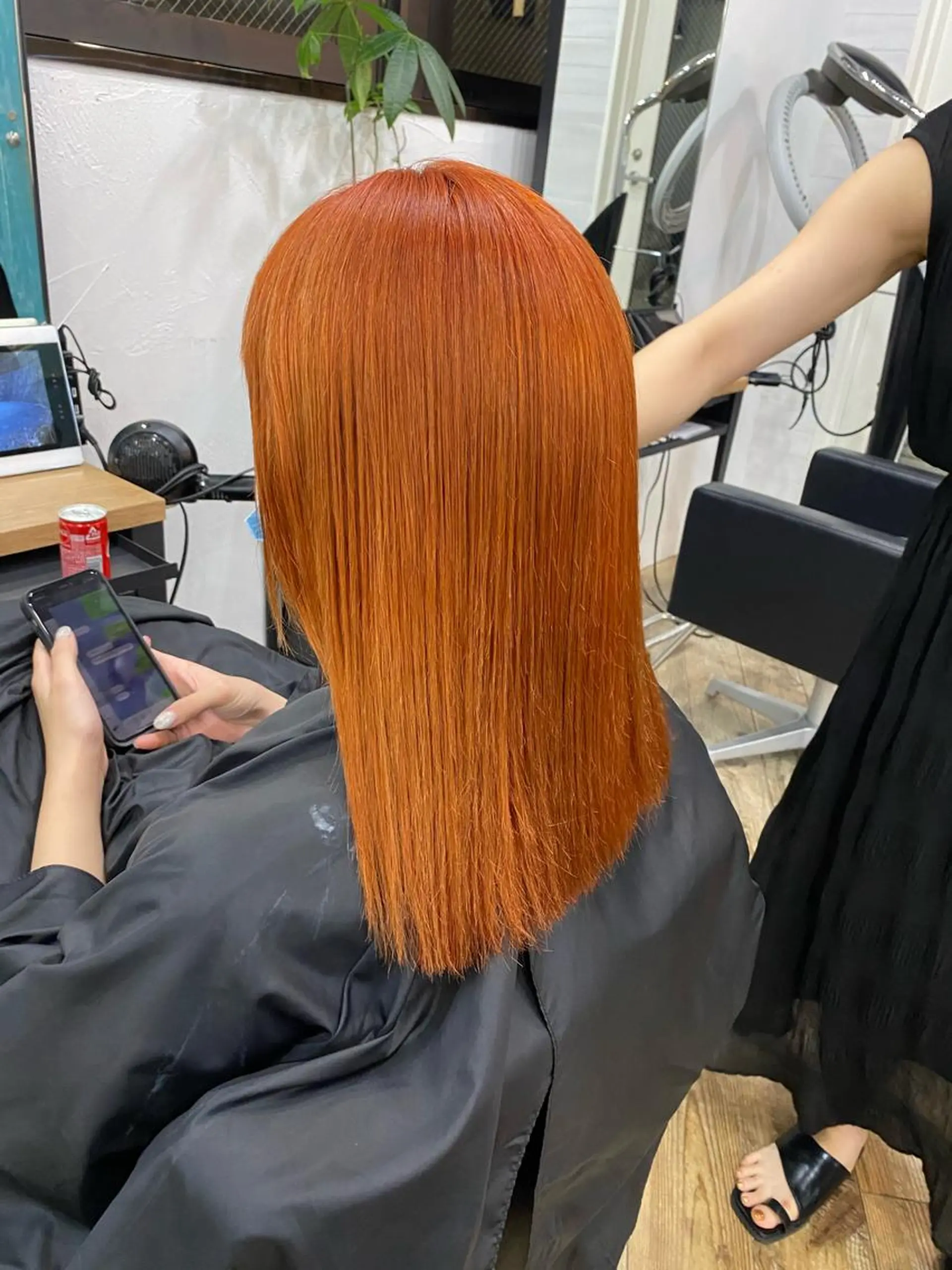 セミロング 榎園 由美のヘアスタイル