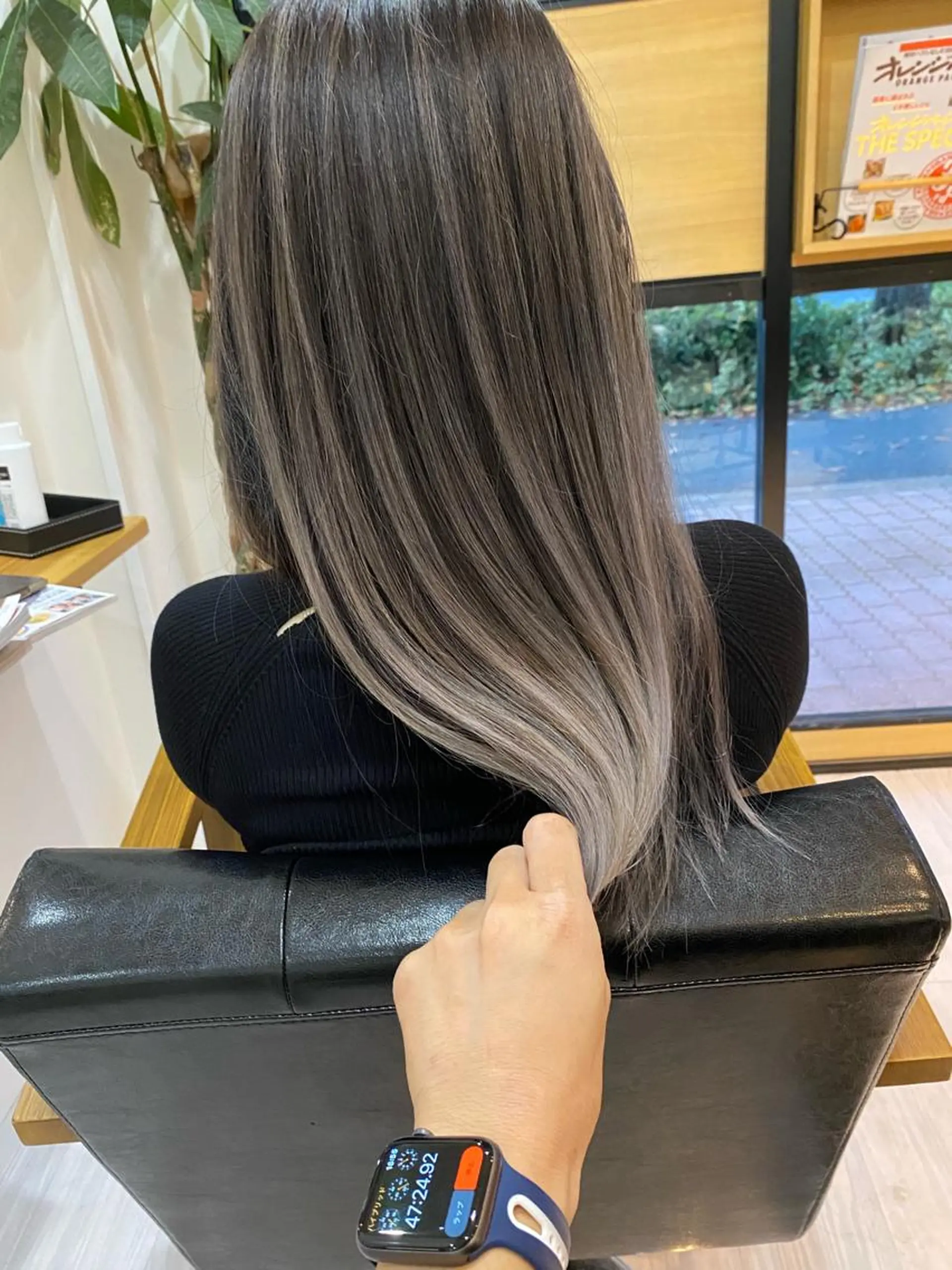 ロング 外国人風カラー ヘアカラー aura所属・ashida yuukiのヘアスタイル