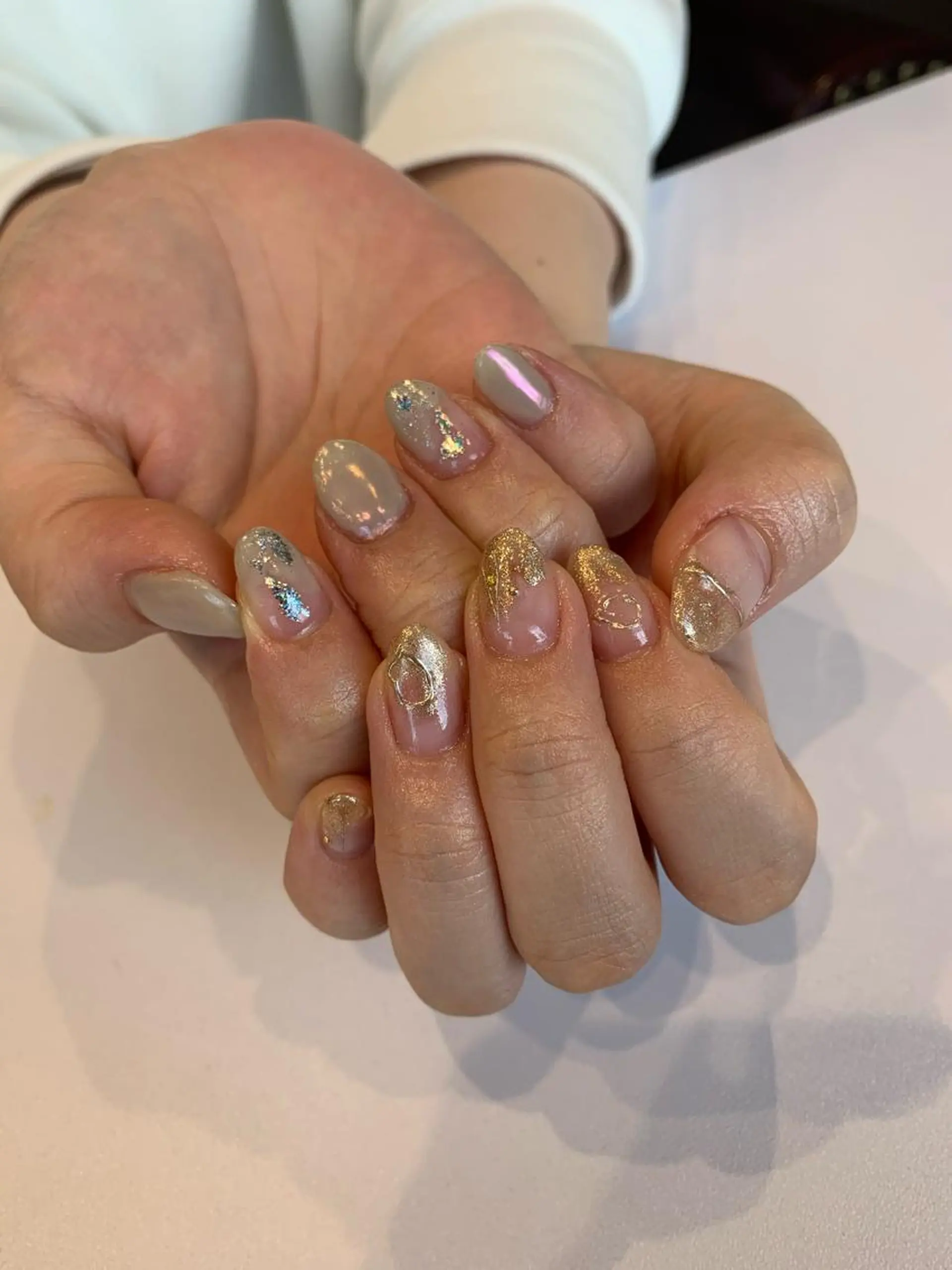 ネイル ニュアンスネイル unfi  ocean所属・unfi ocean 川上のネイルデザイン