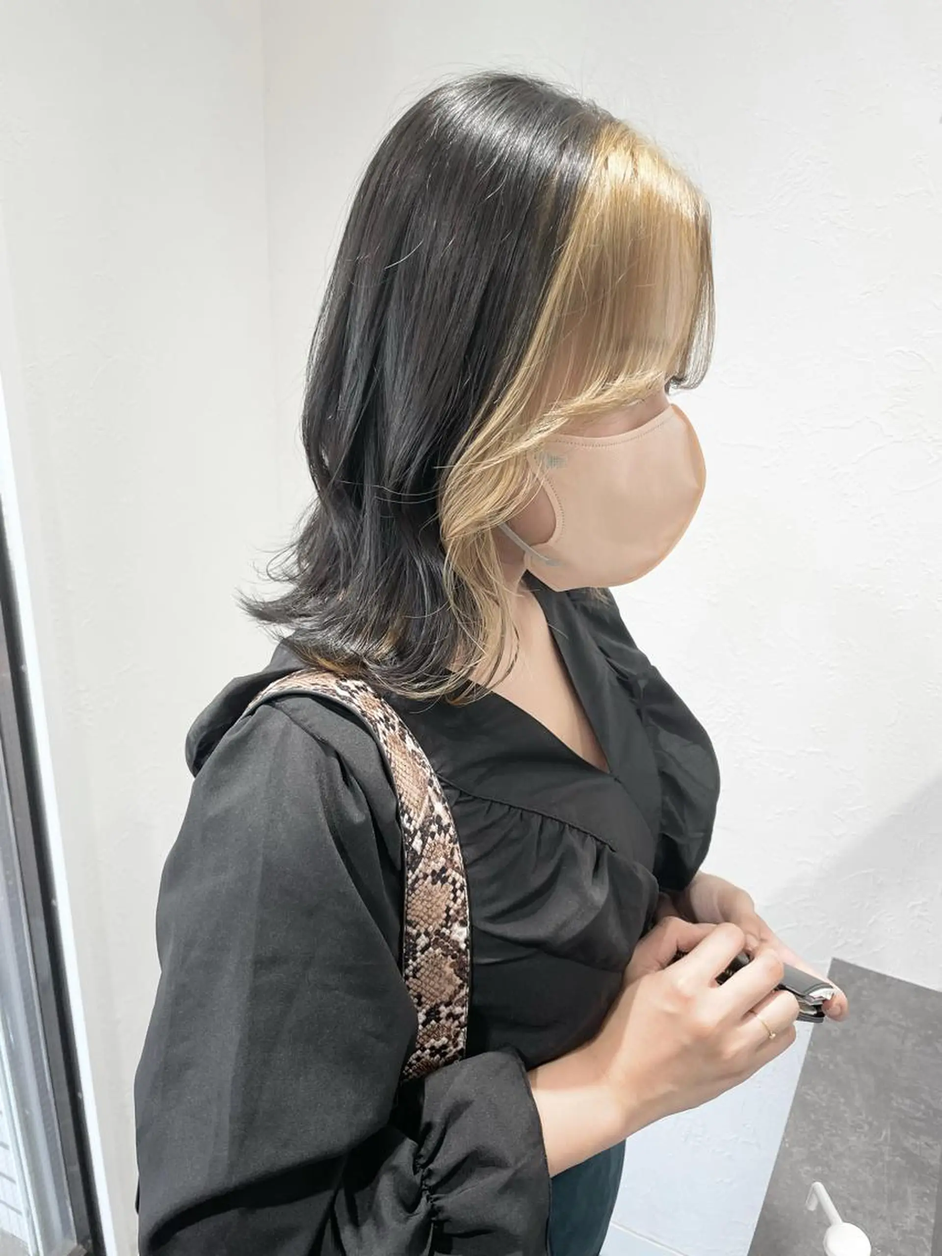 セミロング カラー ミストバング  フェイスフレーミング 2nd所属・🤍2nd🤍田所 美希のヘアスタイル