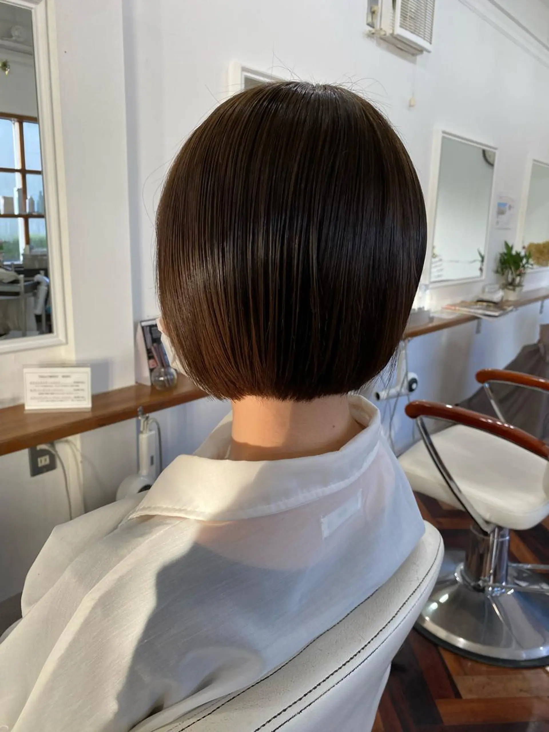 ショート 切りっぱなしボブ ボブ Kazaoka Saraのヘアスタイル