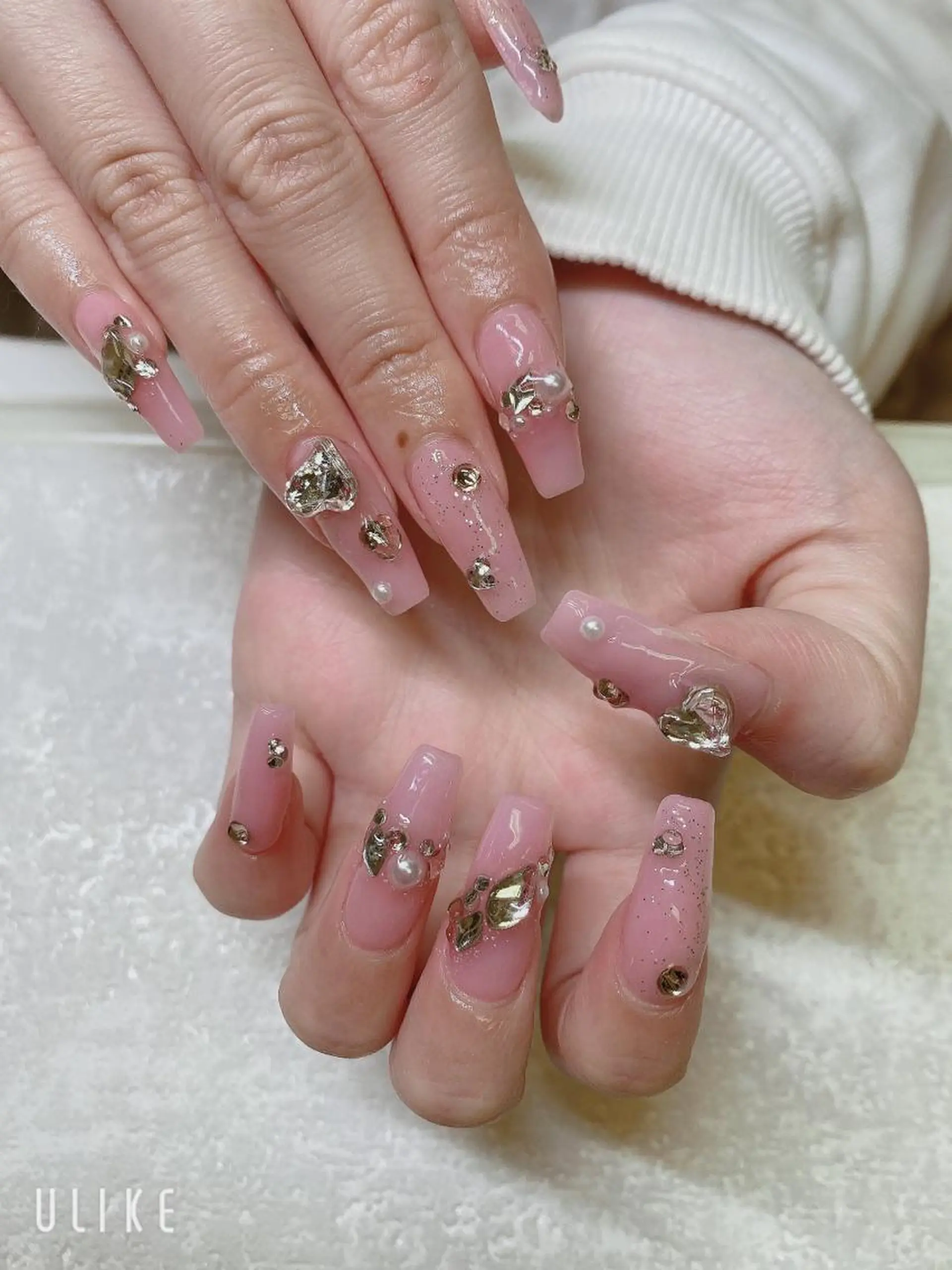 セミロング ハンドネイル JNA認定講師🌸 RIEのネイルデザイン