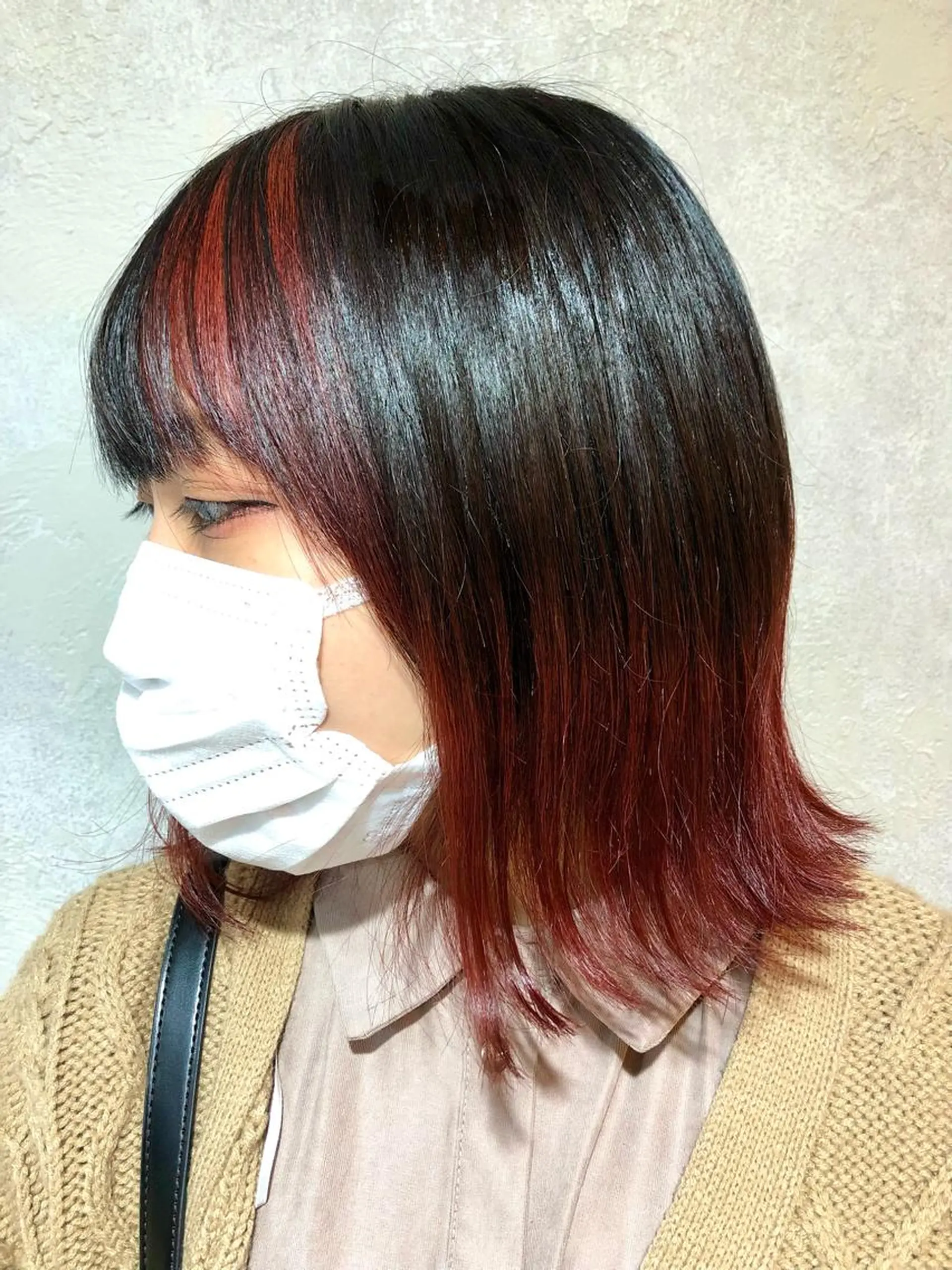 ミディアム ボブ 💗艶カラー💗 CECILのヘアスタイル