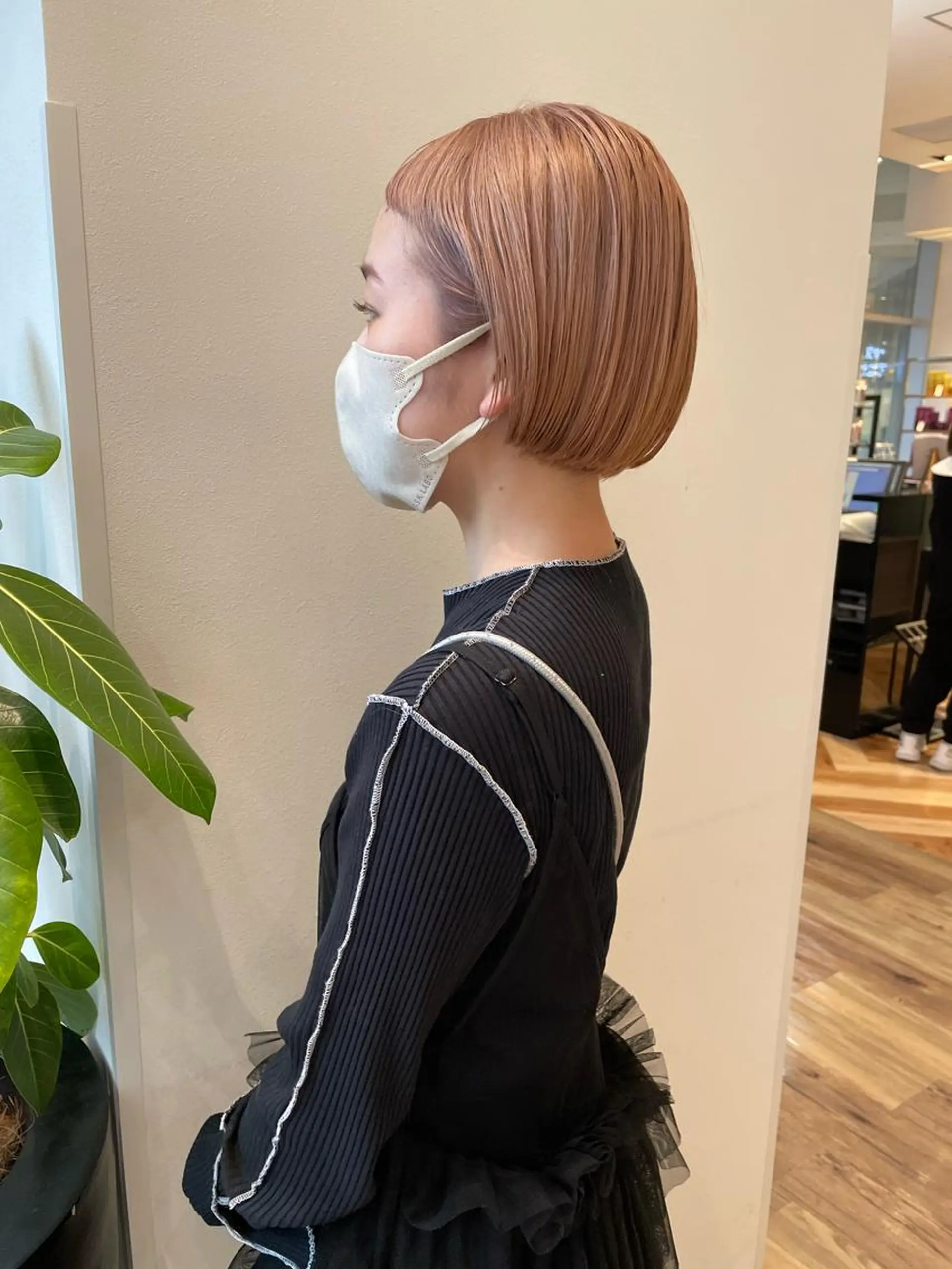 ショート カラー ブリーチ 似合わせカット BELLA/天王寺/ 似合わせ/木浦心のヘアスタイル