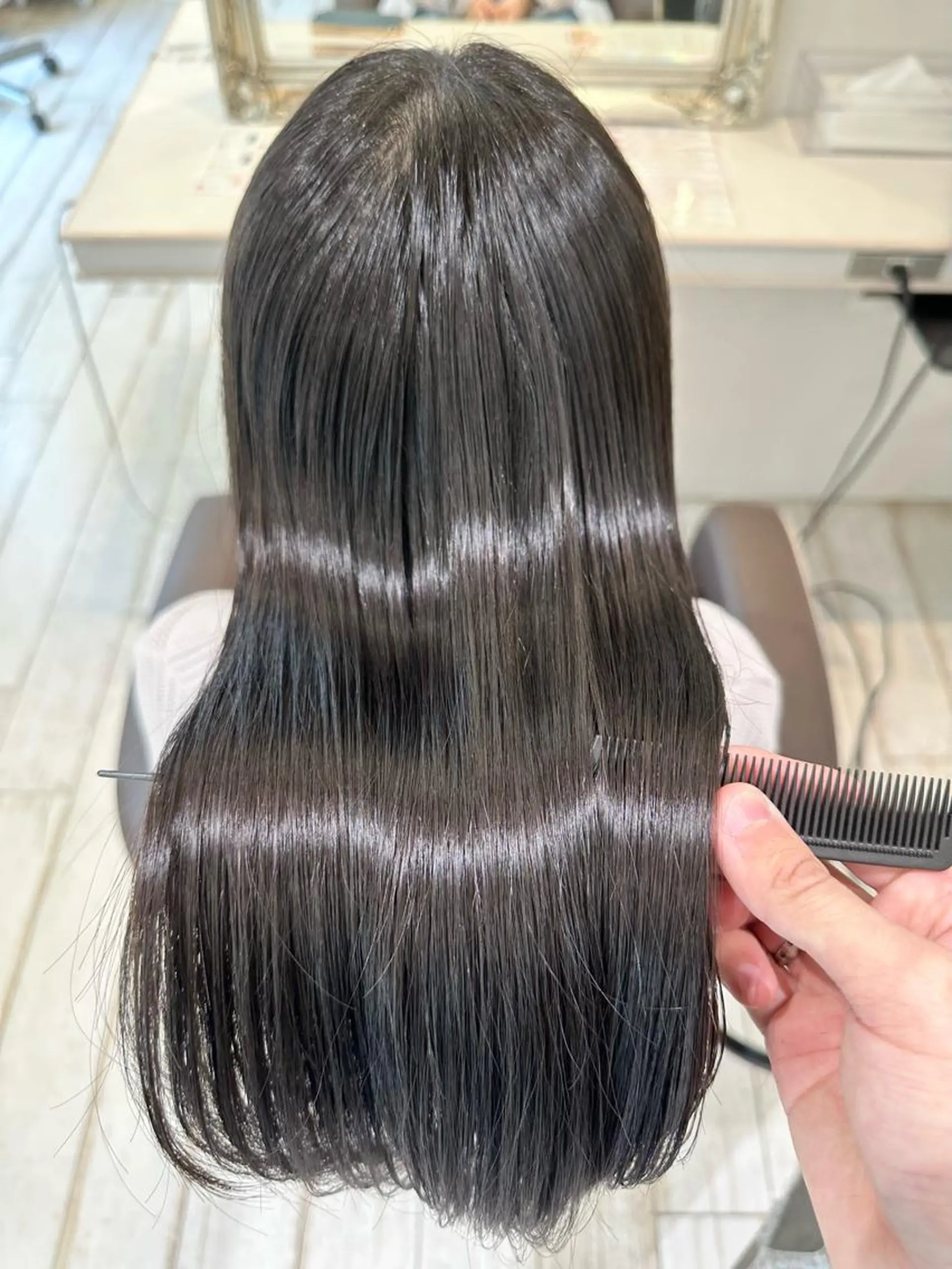 セミロング 縮毛矯正 縮毛矯正専門 金井佳祐のヘアスタイル