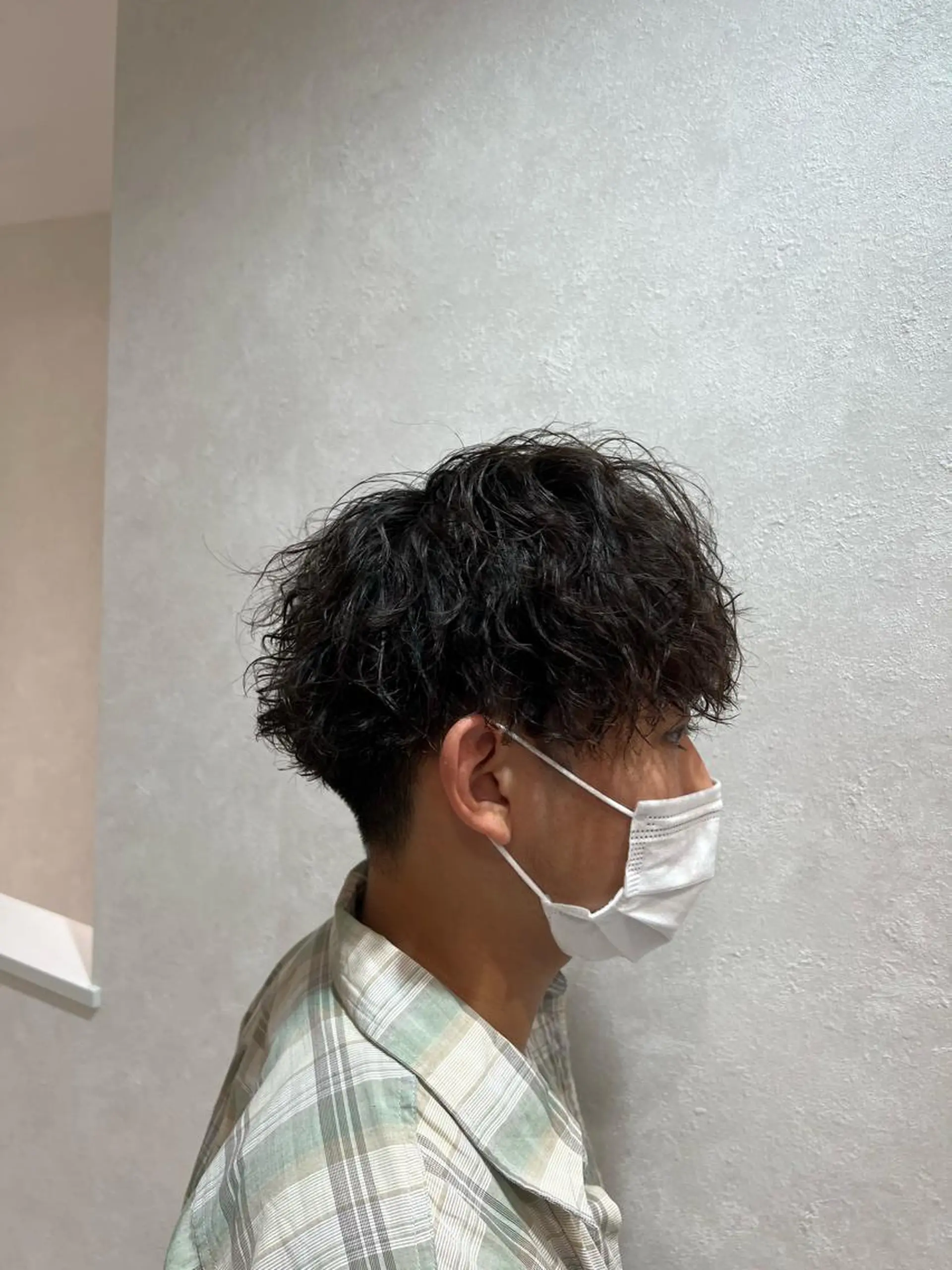 パーマ メンズ フェードカット メンズパーマ スキンフェード 波巻きパーマ スパイラルパーマ カット パーマ Camishi所属・瀬野凌介/メンズ カット/パーマのヘアスタイル