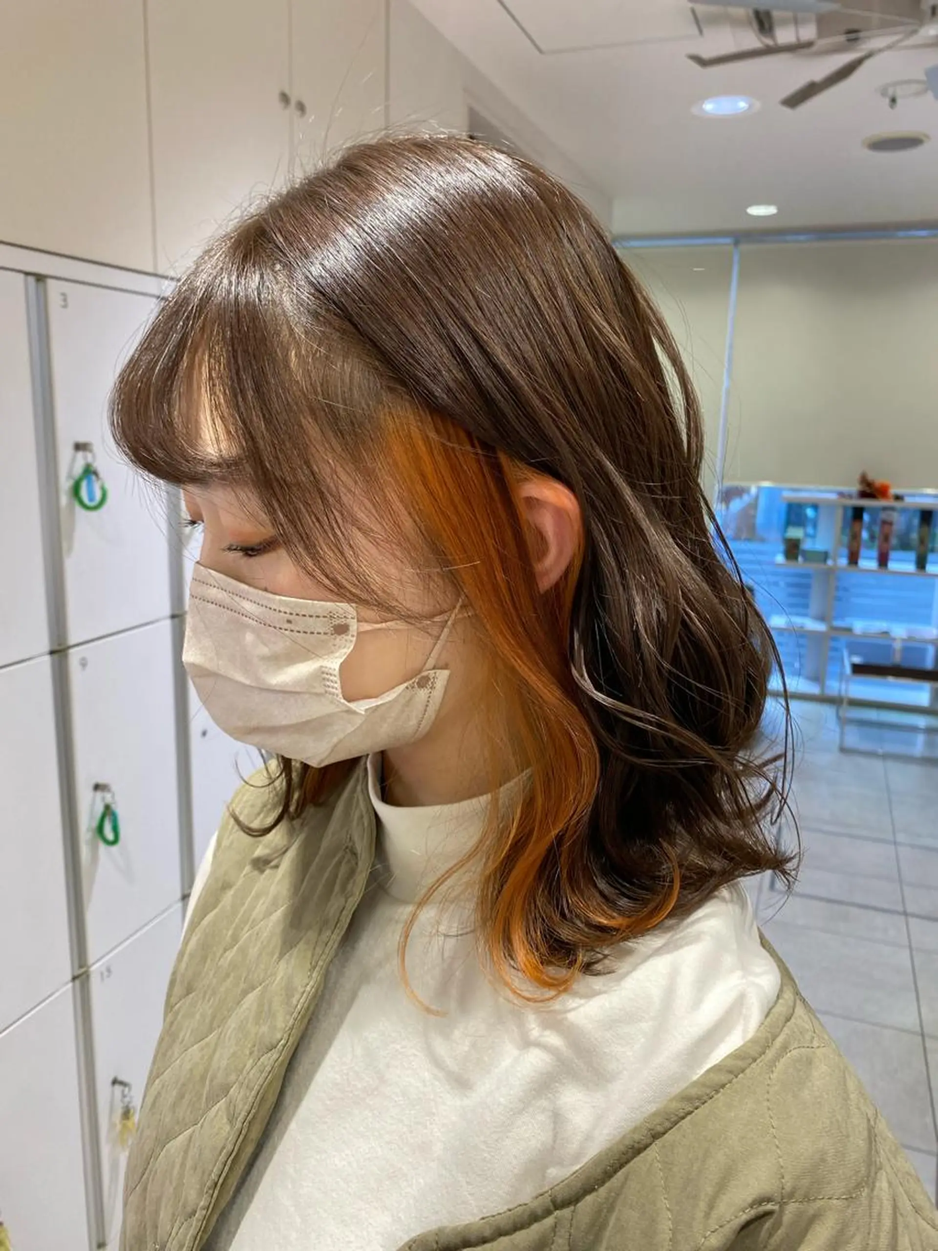 ミディアム カラー ブリーチ指名No.1 Daikiのヘアスタイル