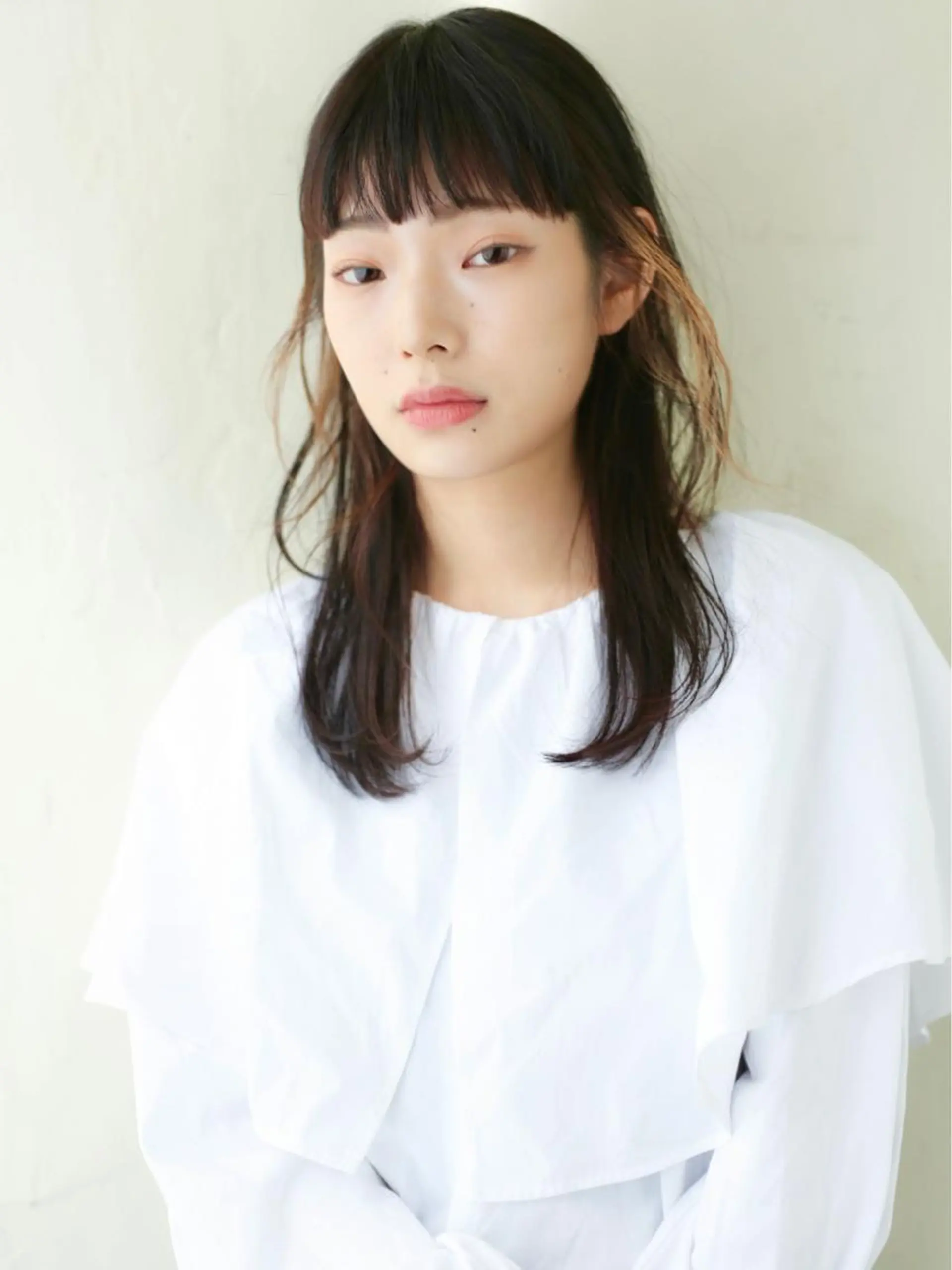 ロング カラー インナーカラー 傷ませない縮毛矯正／ 吉岡 美江のヘアスタイル