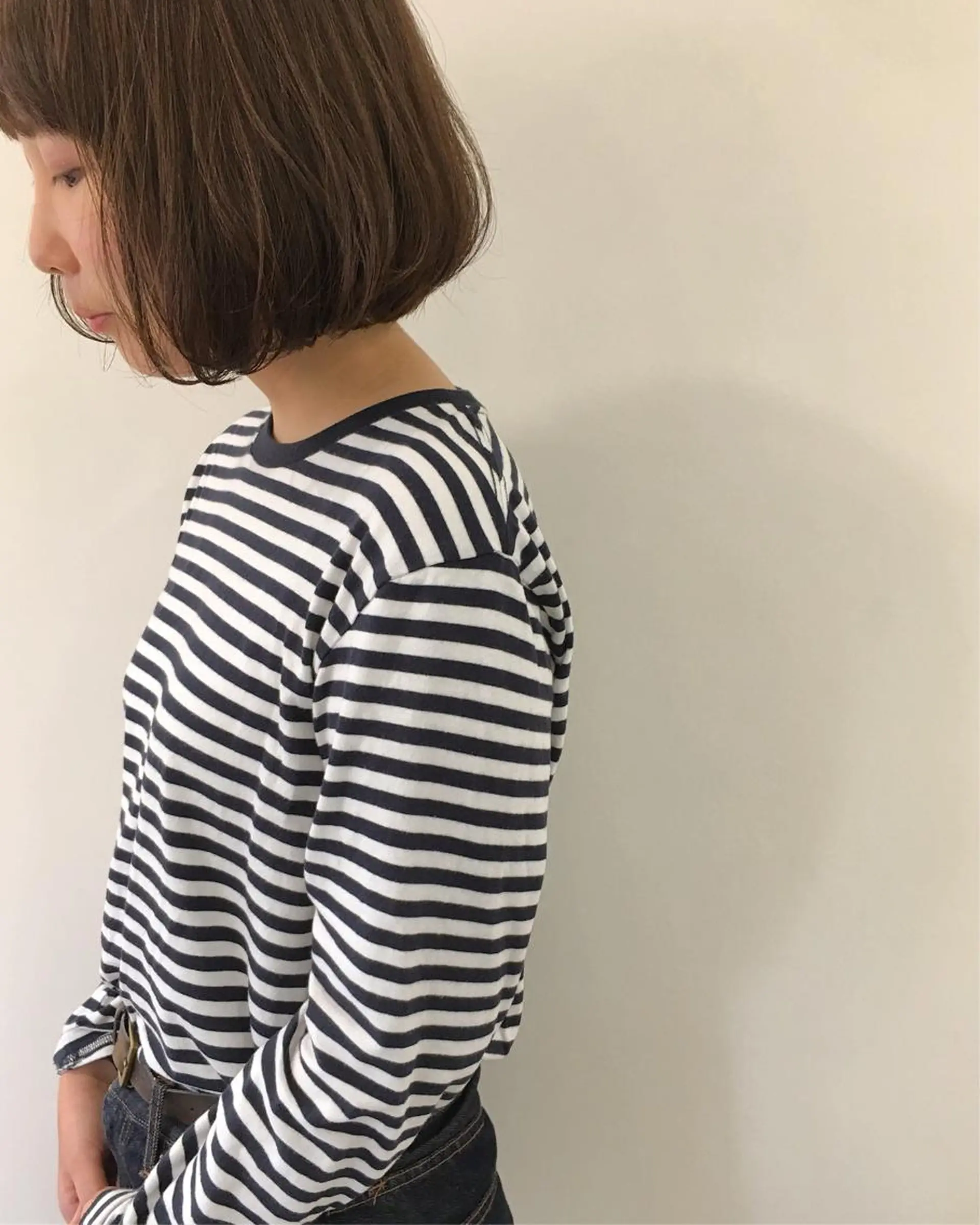 ショート アッシュ ボブ 🤍LOREN エリコ🌈のヘアスタイル