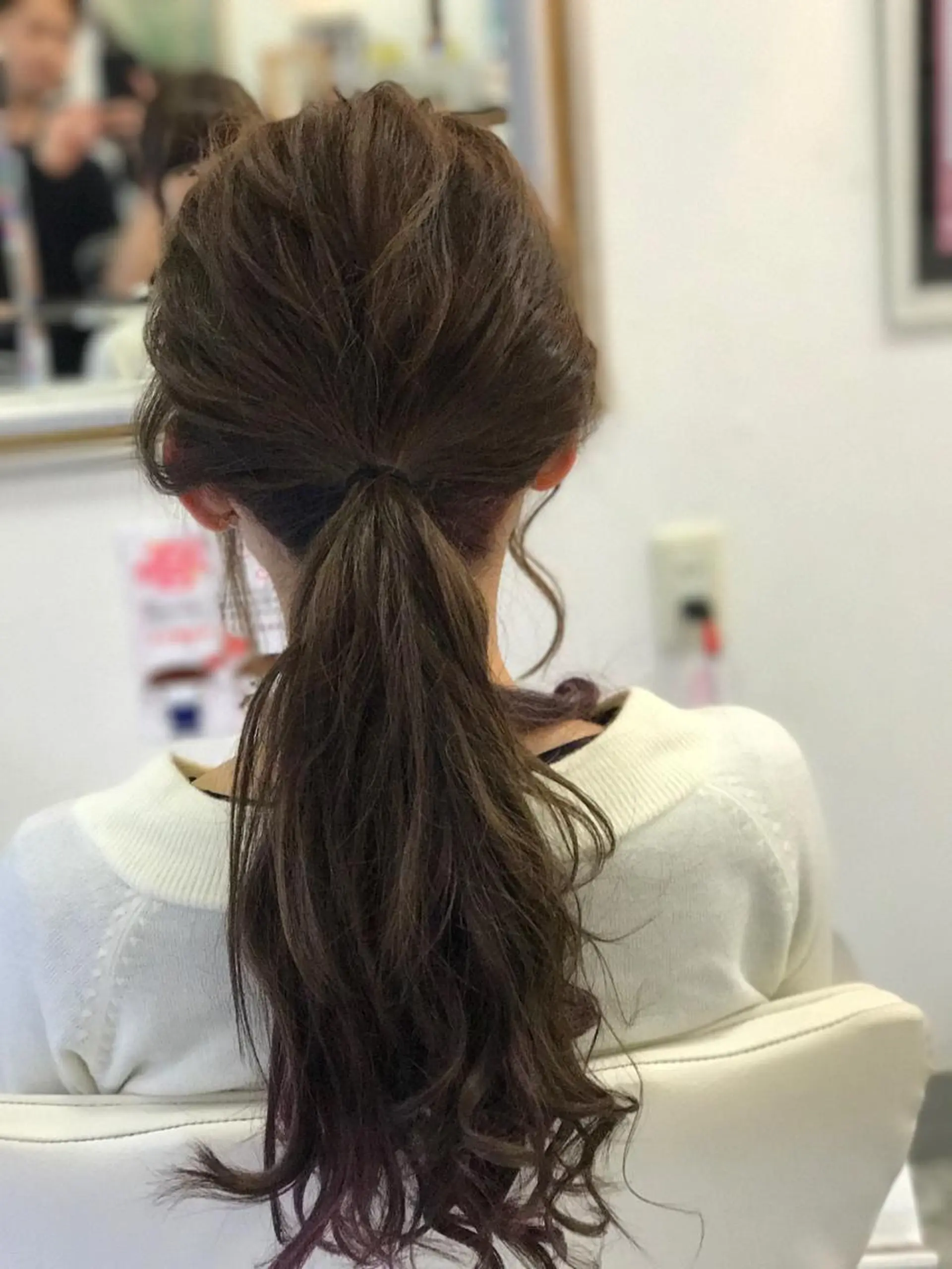 ロング カラー ヘアアレンジ 山内 聡史のヘアスタイル