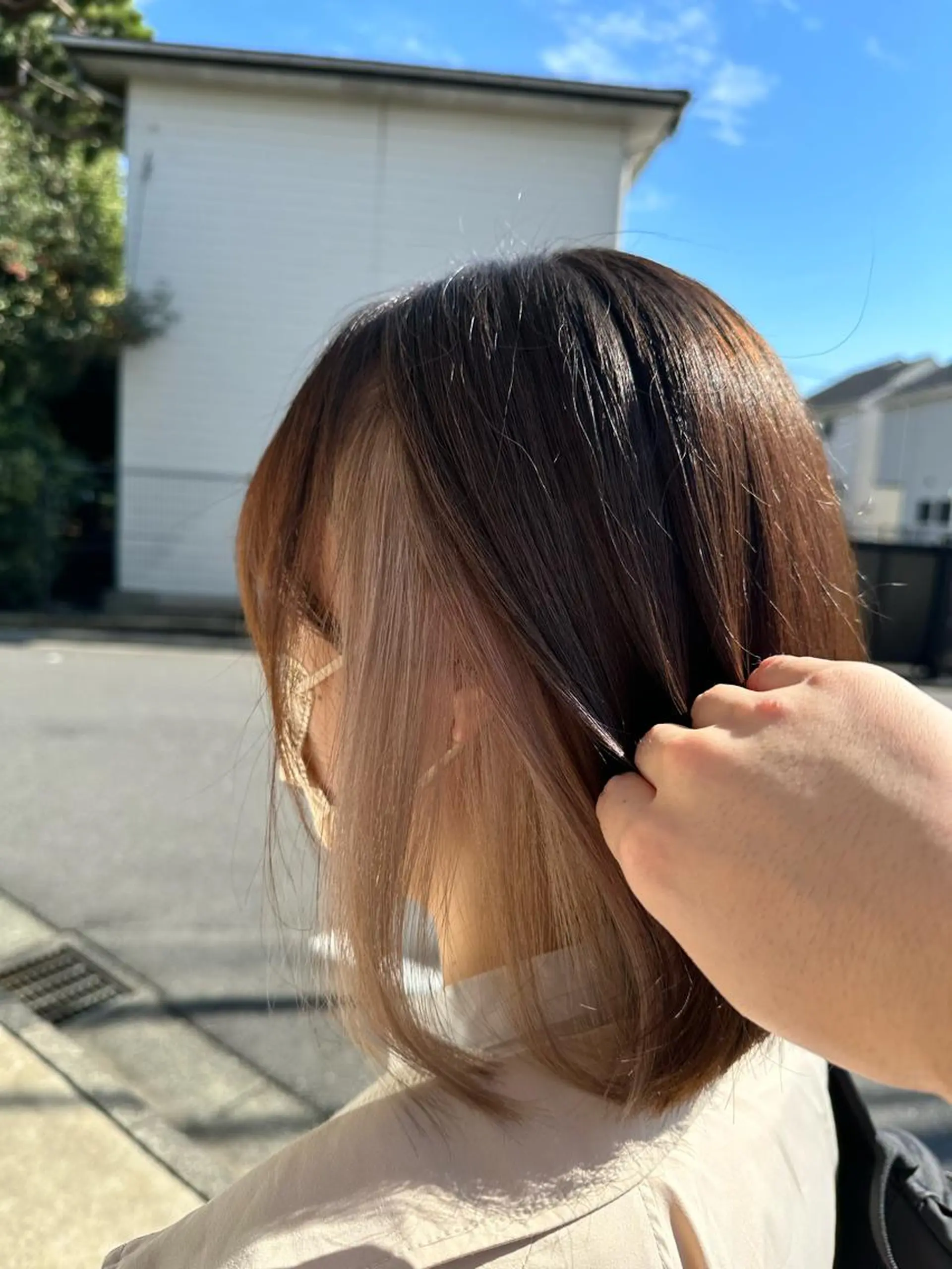 ショート カラー 🪼高評価🪼 💎柴崎の藤咲💎のヘアスタイル