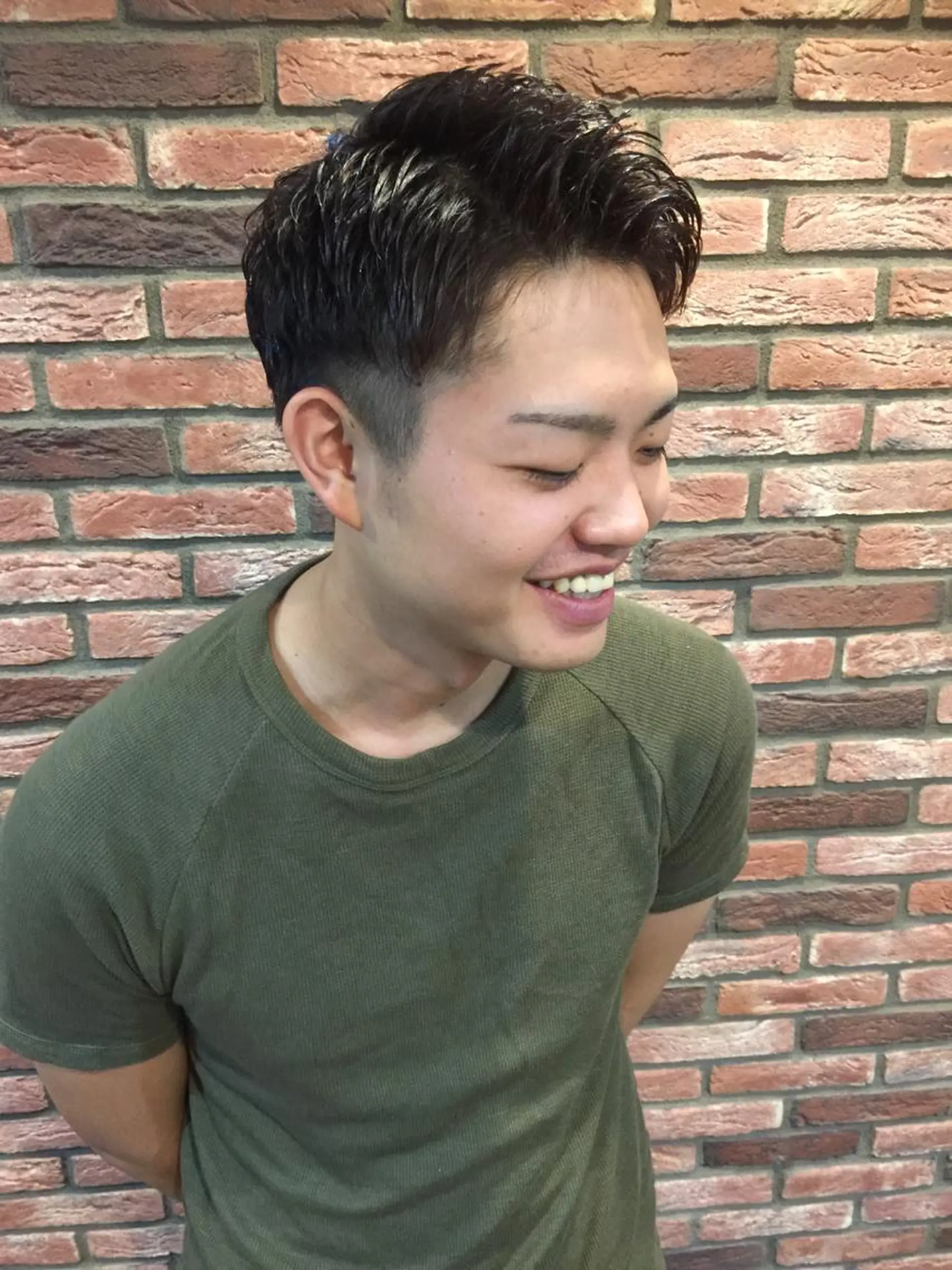 ショート パーマ 赤坂barber 古澤慶一郎【モテ髪】のヘアスタイル