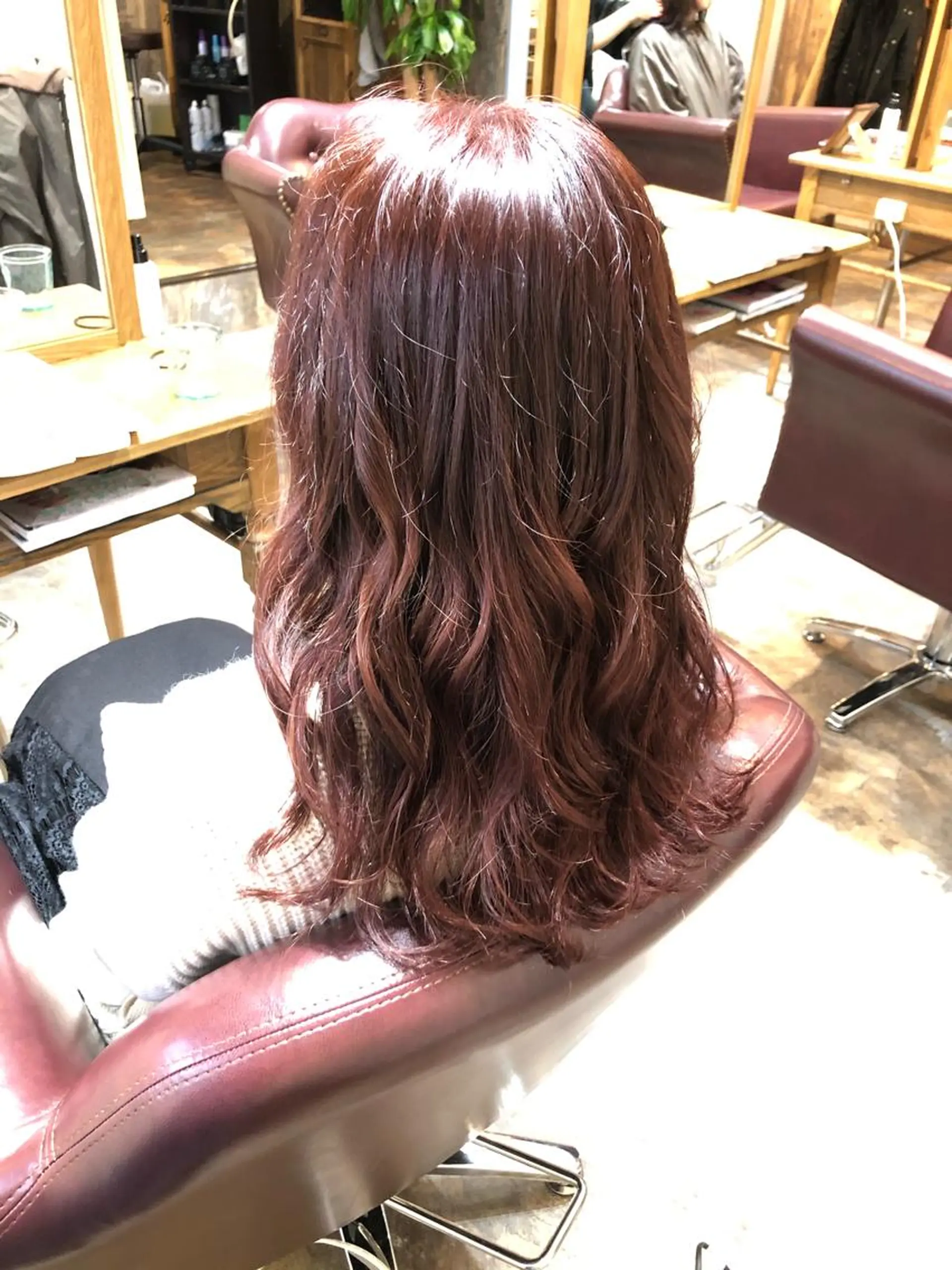 ロング カット ヘアカラー トリートメント みやもと☆ まなみのヘアスタイル