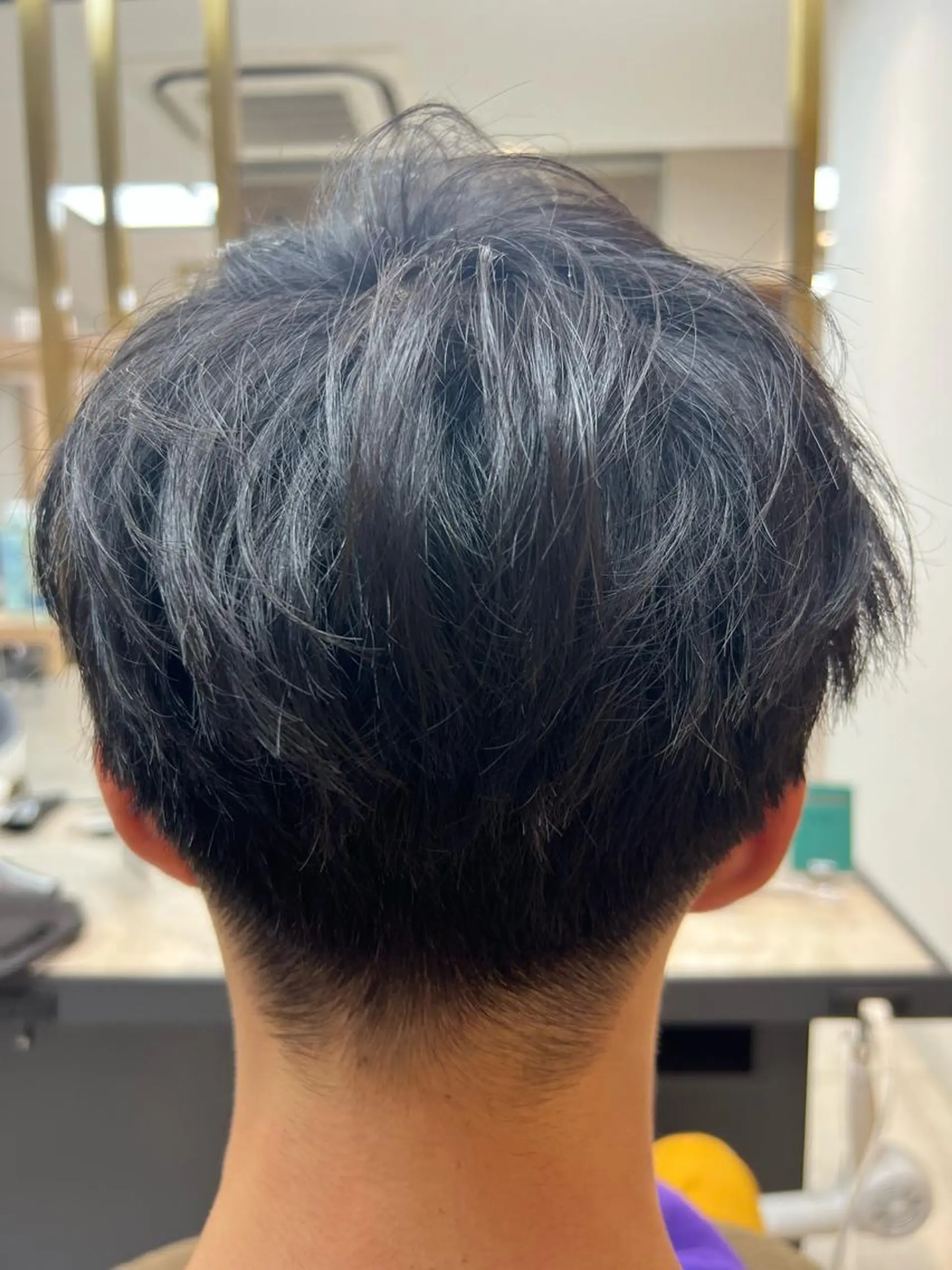 メンズ マッシュ 刈り上げ カット 縮毛矯正 トリートメント ヘアセット 古山 侑東 /メンズパーマのヘアスタイル