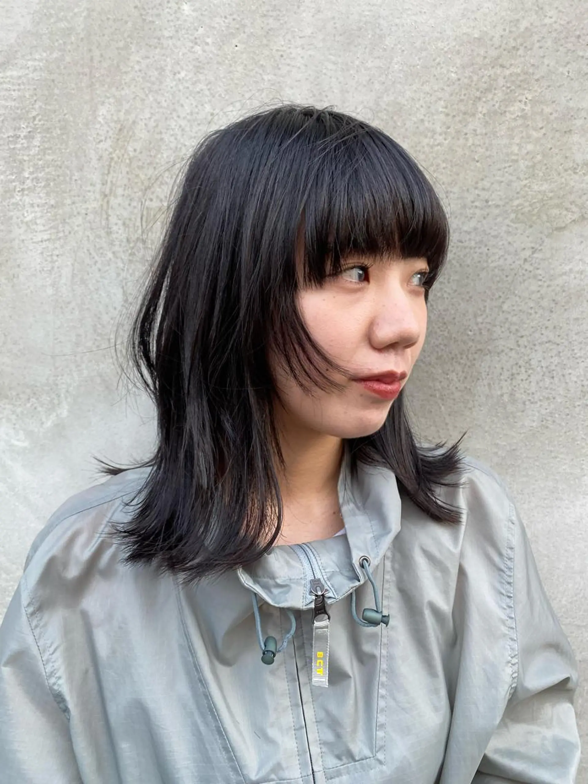 ミディアム なかの りなのヘアスタイル