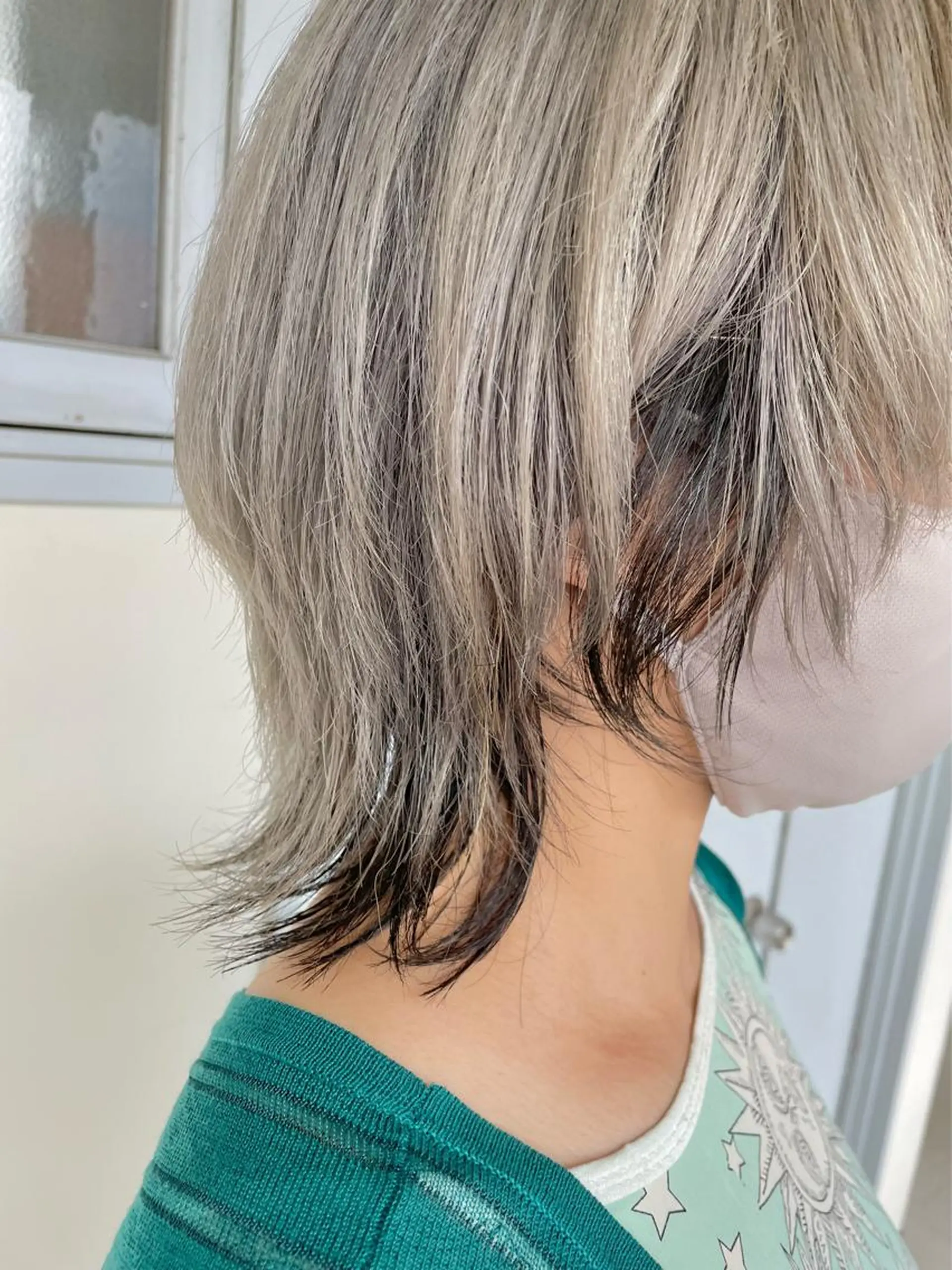 ミディアム カラー ヘアアレンジ maoブリーチ無し 似合わせカラーのヘアスタイル